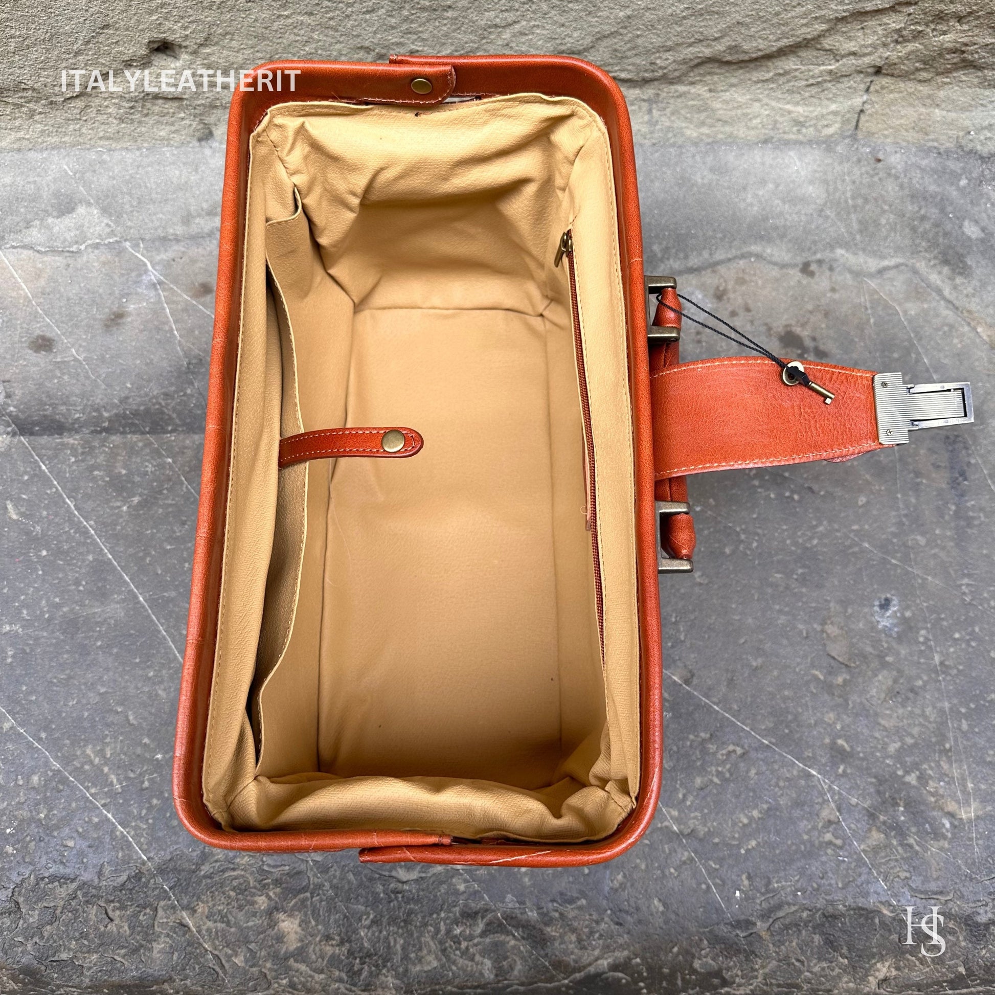Italian Handmade Leather Doctor Bag Made in Italy | Leather doctor bag purse From Florence, medical bag
