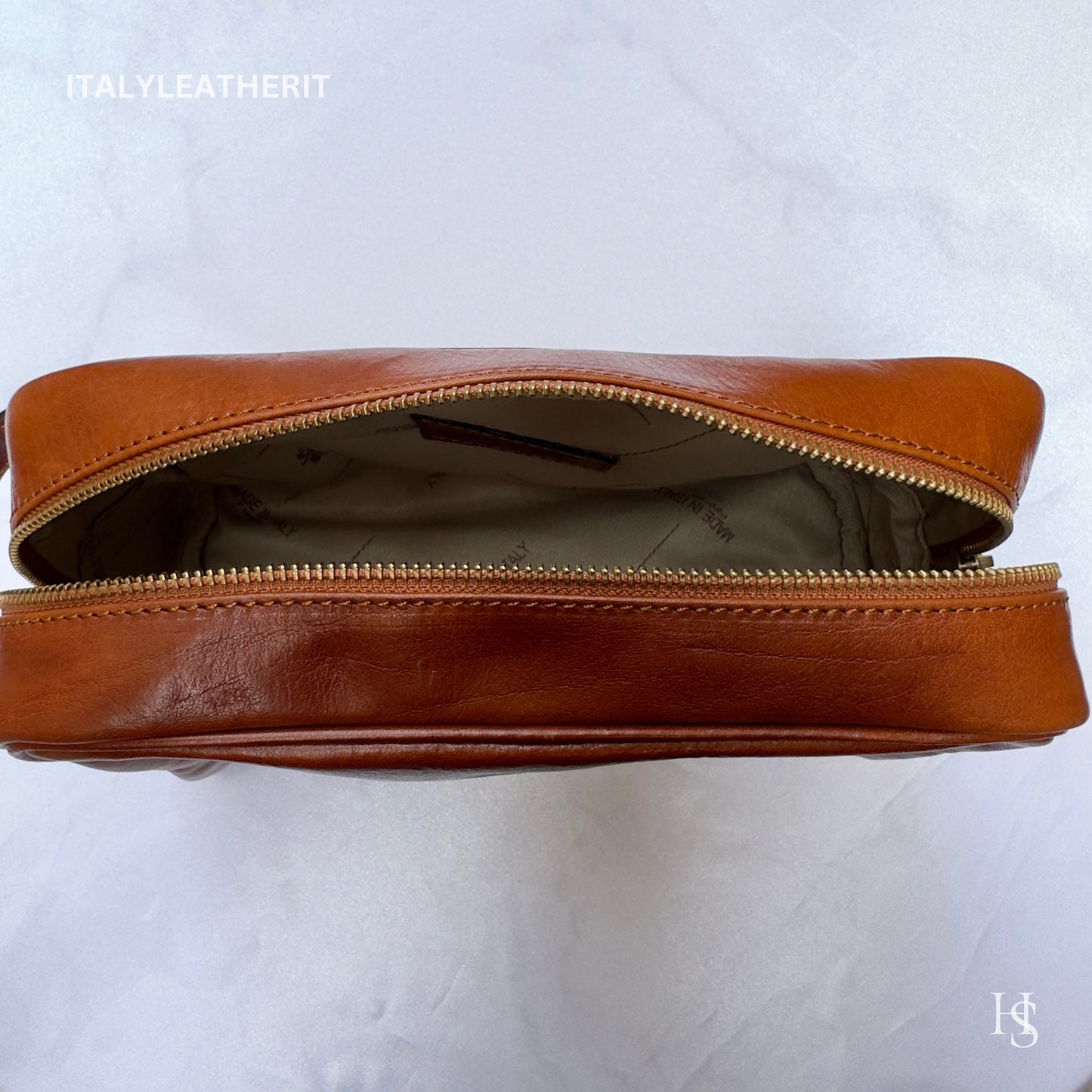 Italian Handmade Italian Leather Toiletry Unisex from Florence ll Made In Italy, leather dopp kit bag