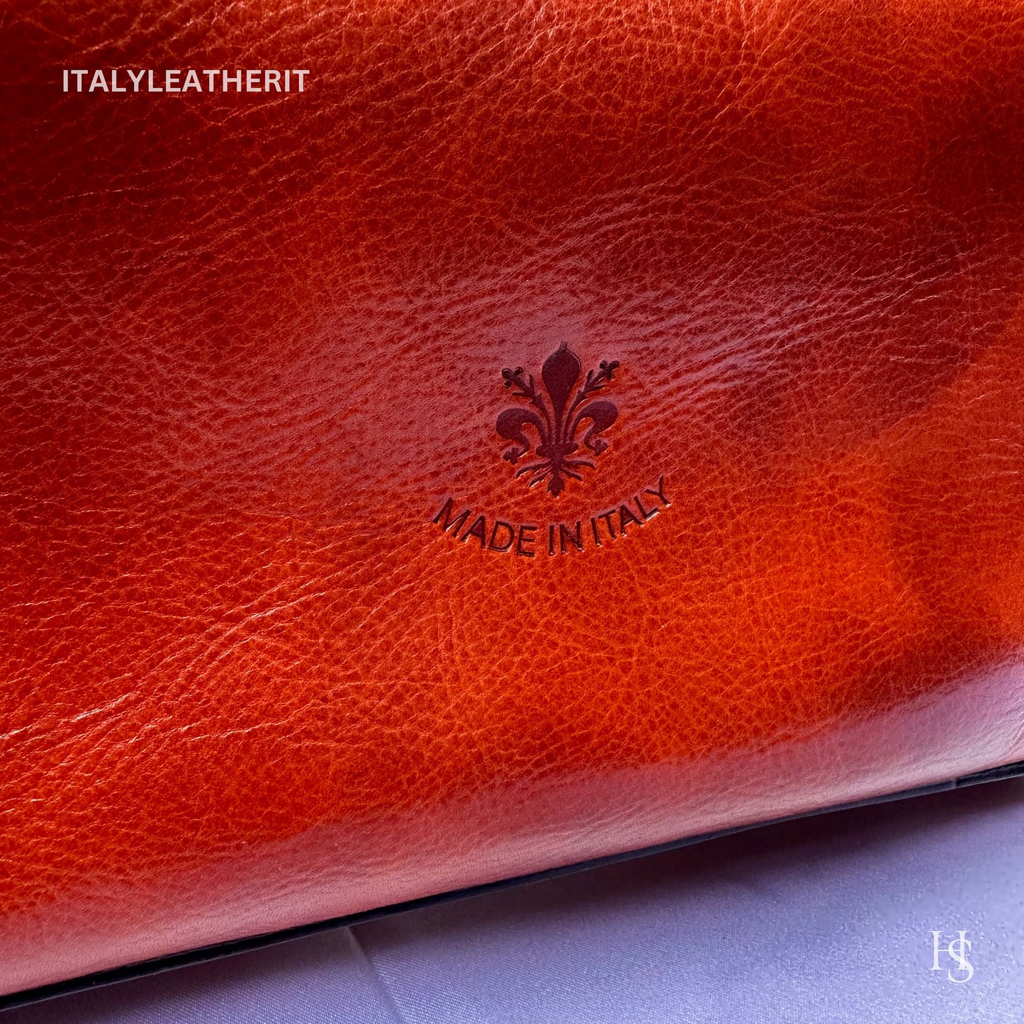 Italian Handmade Italian Leather Toiletry Unisex from Florence ll Made In Italy,leather dopp kit