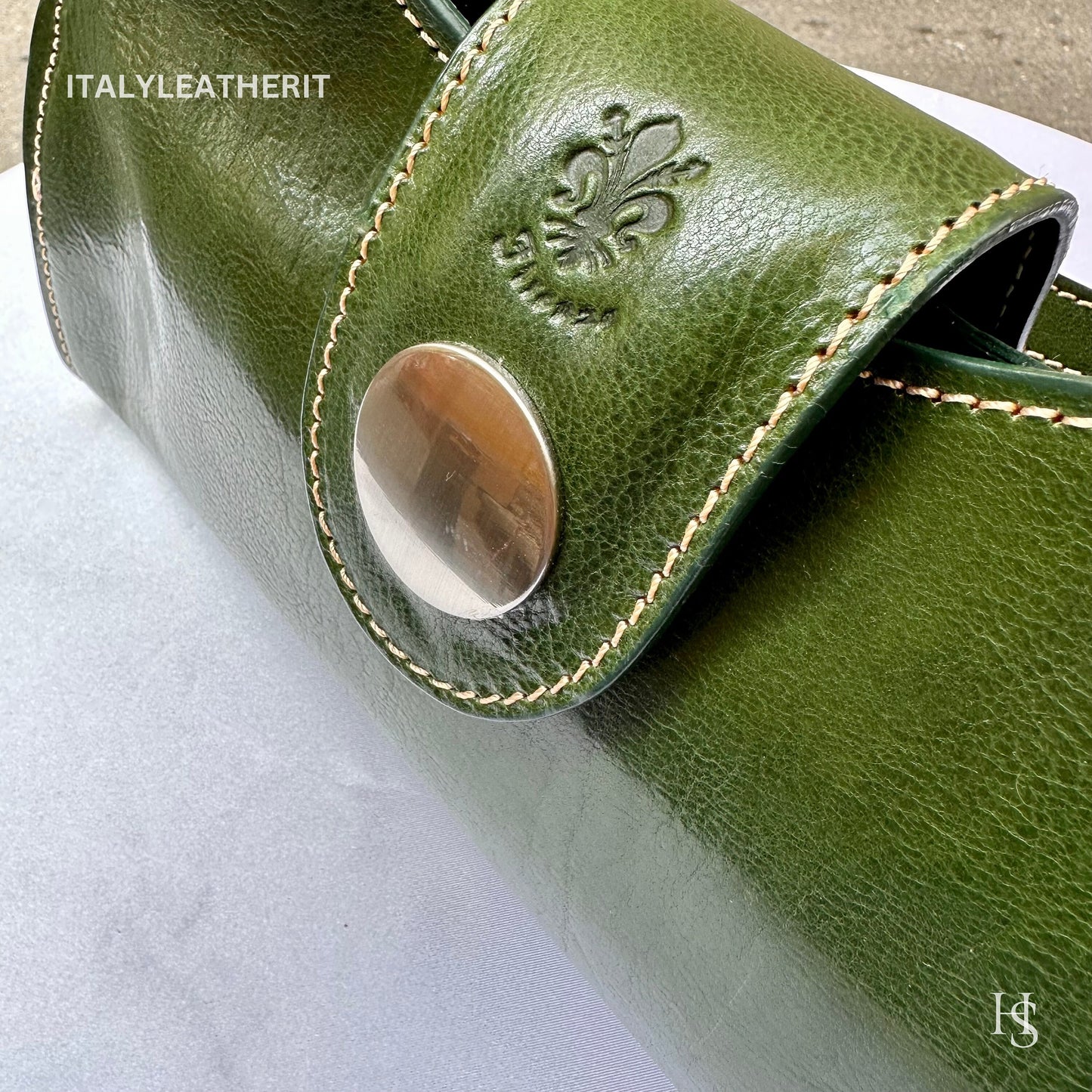 Italian Handmade Leather Bags For Woman l l Elegant Leather Tote From Florence, Made In Italy