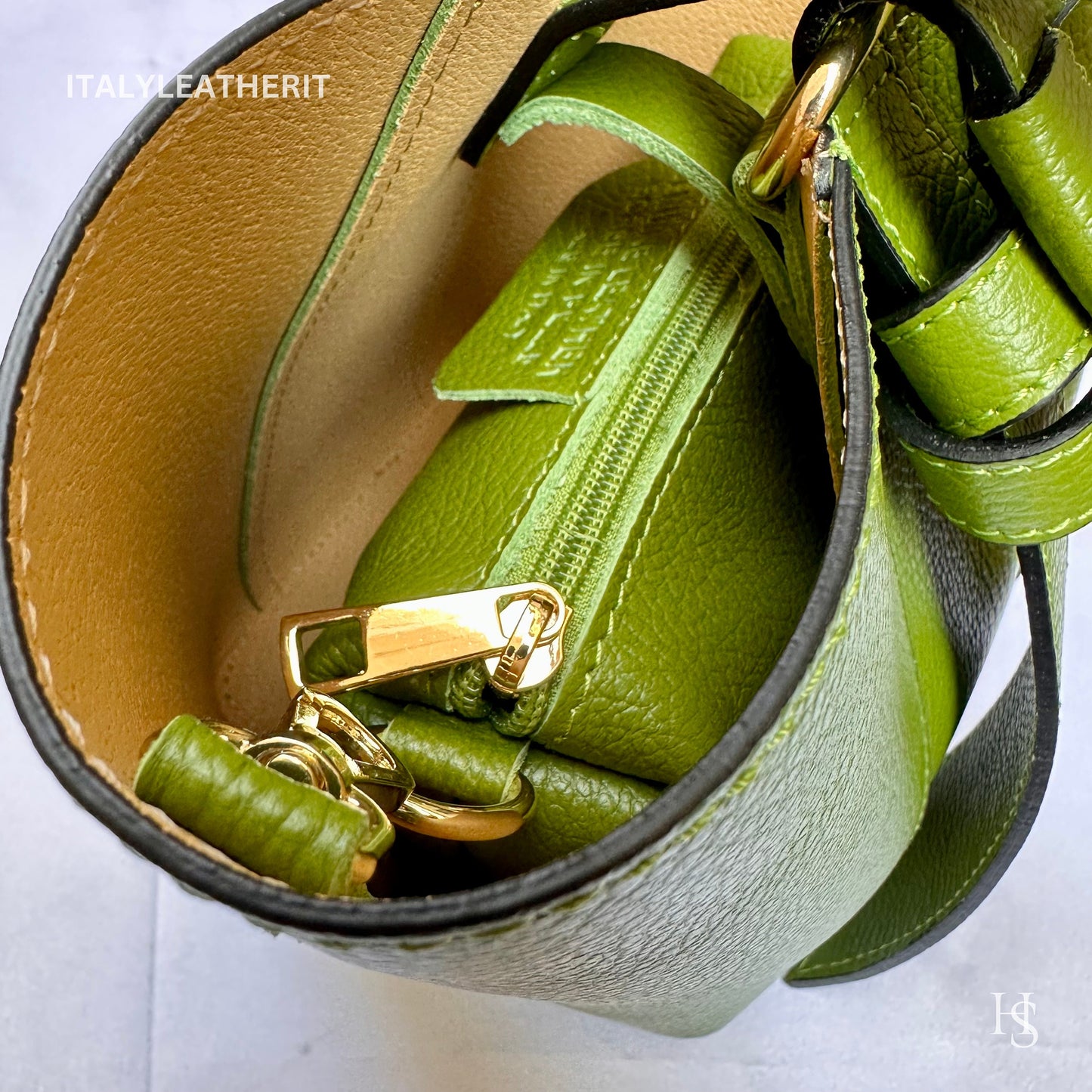 Italian Handmade Leather Bags For Woman l l Elegant Leather Tote From Florence, Bucket bag, Leather bag