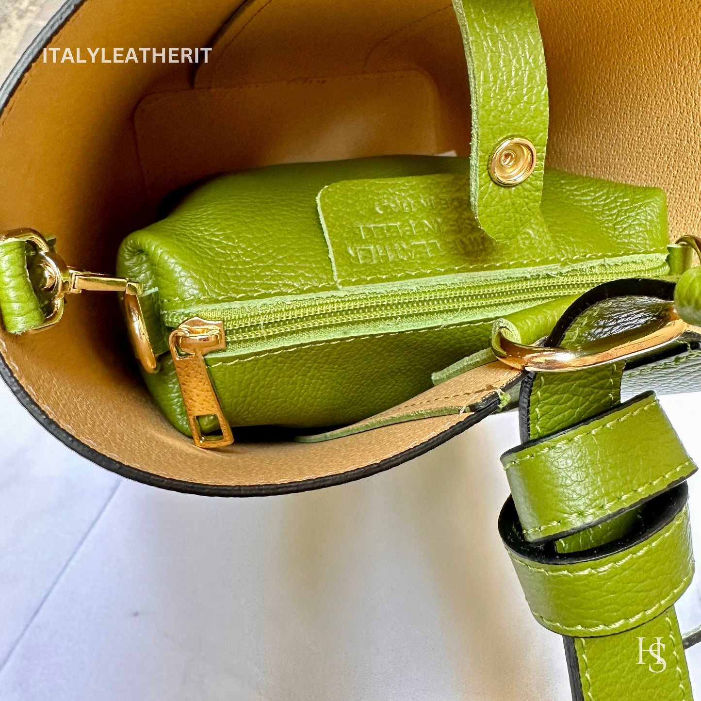 Italian Handmade Leather Bags For Woman l l Elegant Leather Tote From Florence, Bucket bag, Leather bag