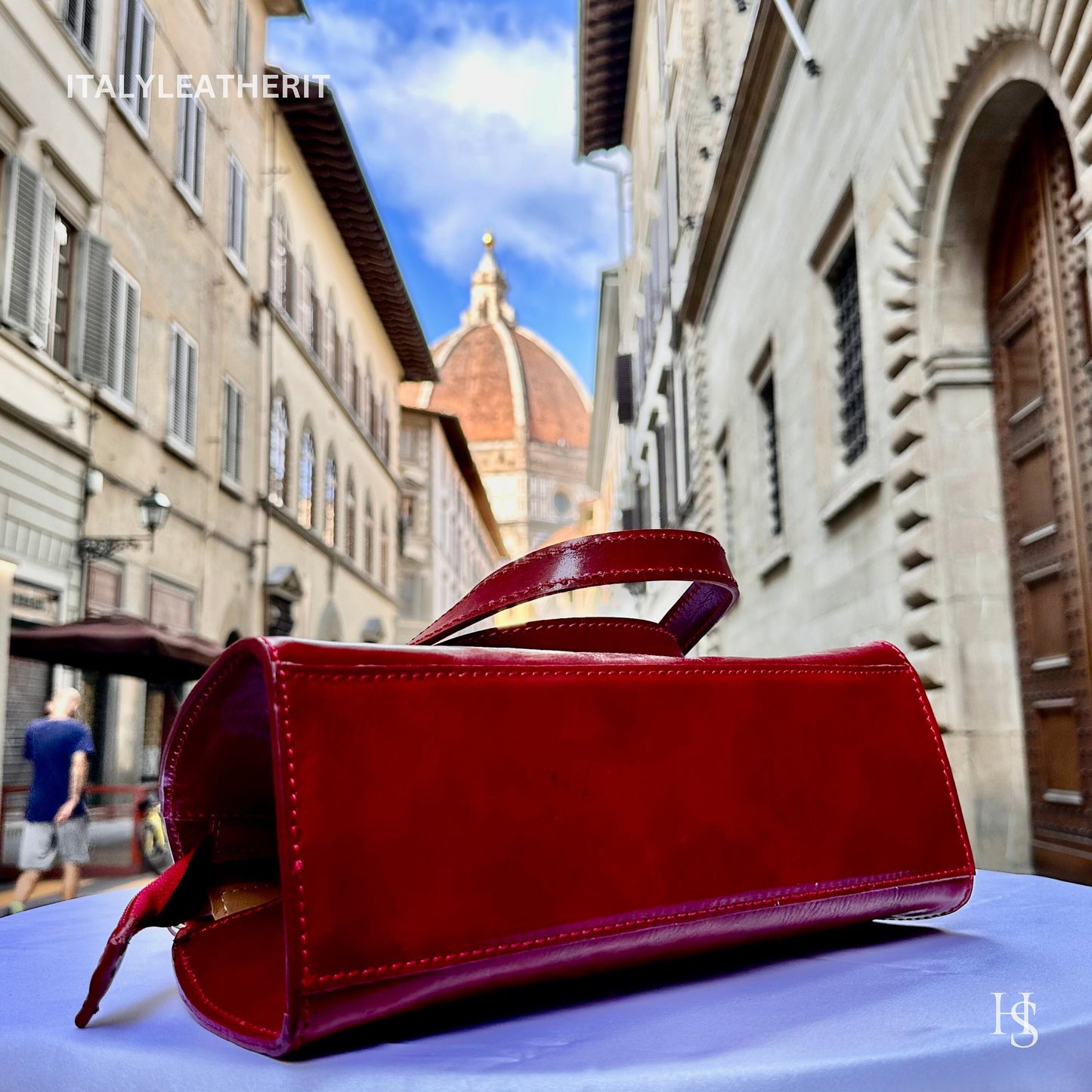 Italian Handmade Leather Bags For Woman l l Elegant Leather Tote From Florence