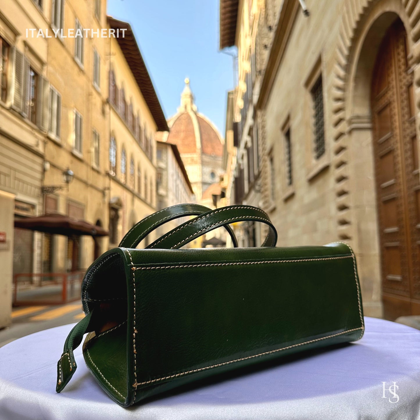 Italian Handmade Leather Bags For Woman l l Elegant Leather Tote From Florence, Made In Italy