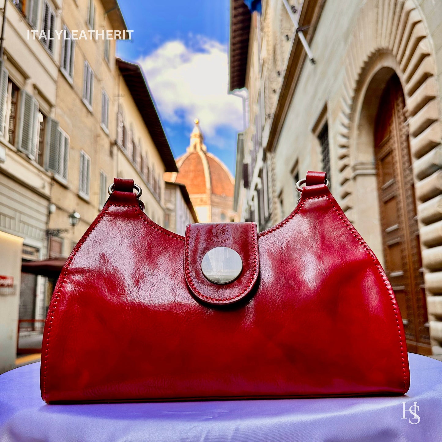 Italian Handmade Leather Bags For Woman l l Elegant Leather Tote From Florence