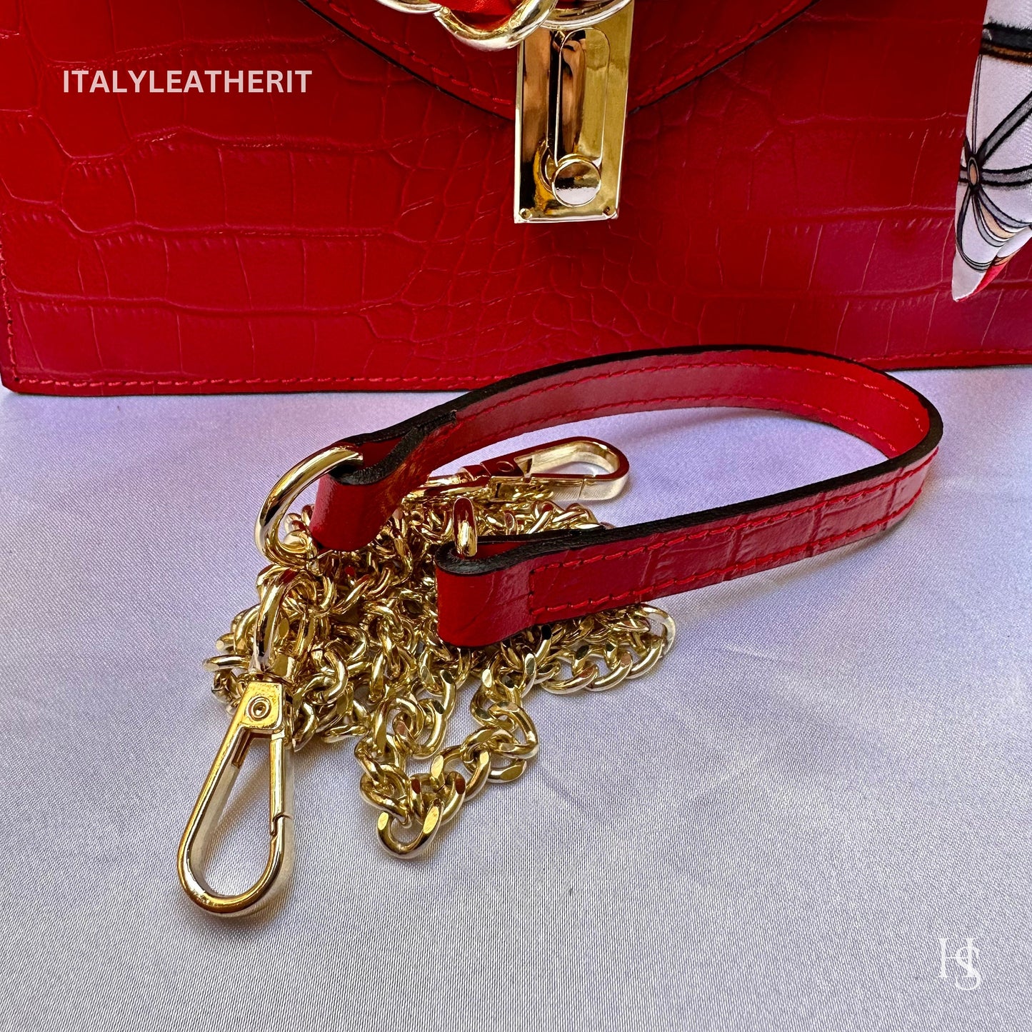 Italian Handmade Leather Bags For Women l l Elegant Leather Tote From Florence, red leather tote