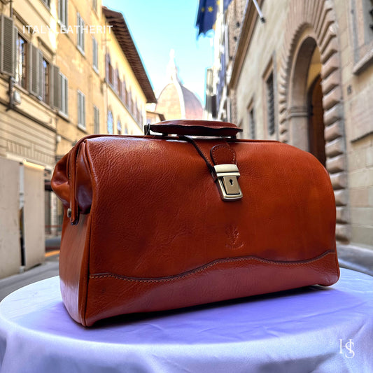 Italian Handmade Leather Doctor Bags | Medical Bag Purses | Made In Florence | Best Gift for Medical Professionals