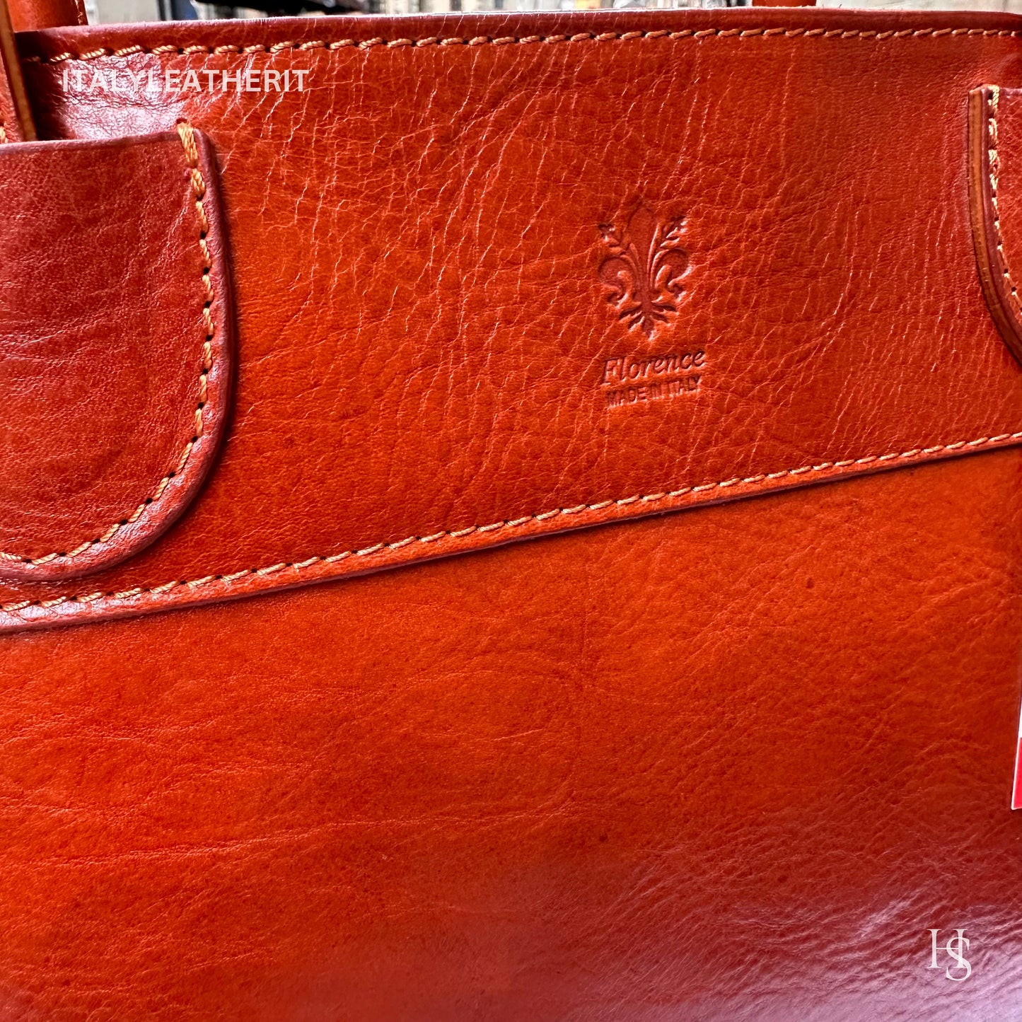 Italian Handmade Leather Bags For Women l l Elegant Leather Tote From Florence, large leather bag
