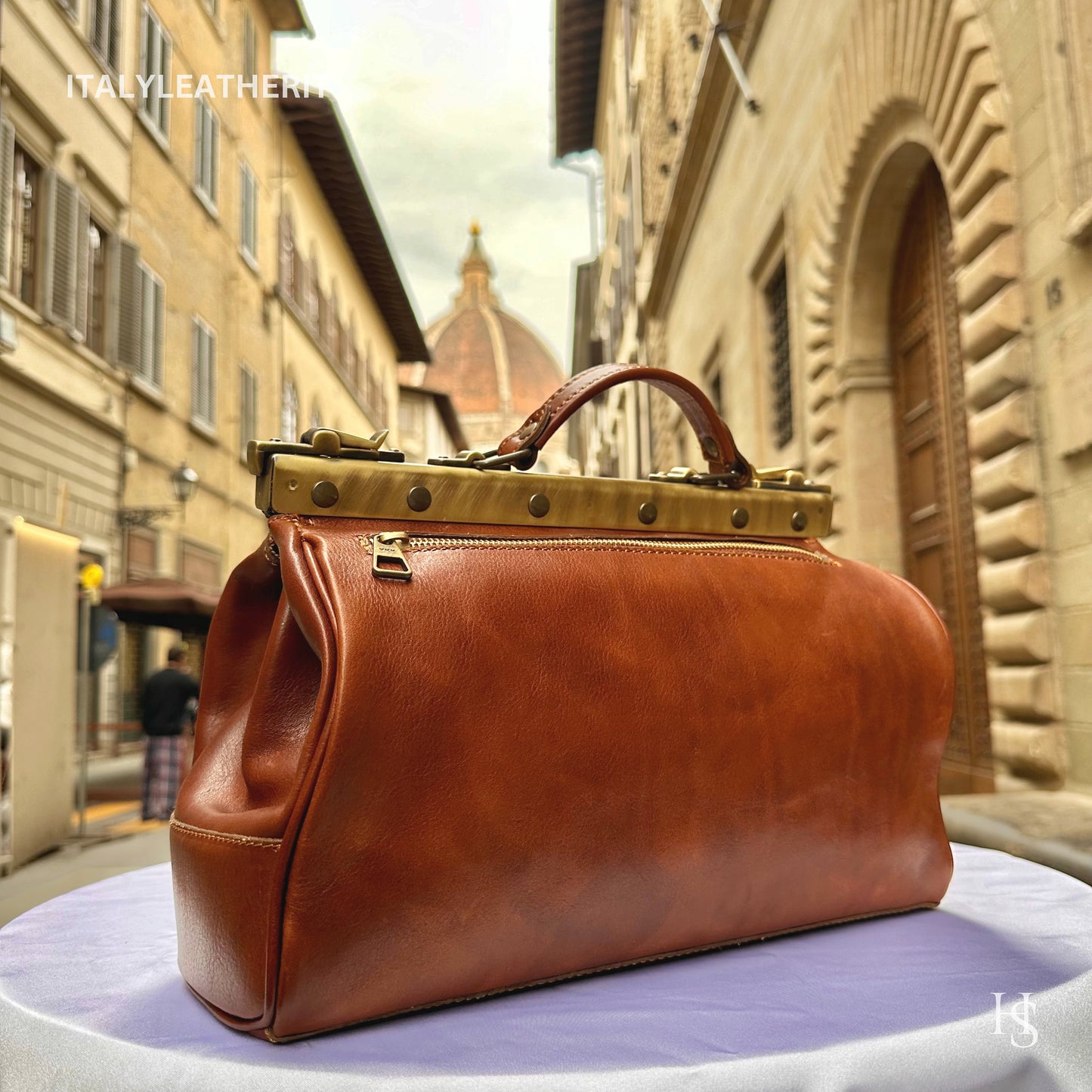 Italian Handmade Leather Doctor Bags | Medical Bag Purses | Made In Florence, Italy, Full Grain Leather