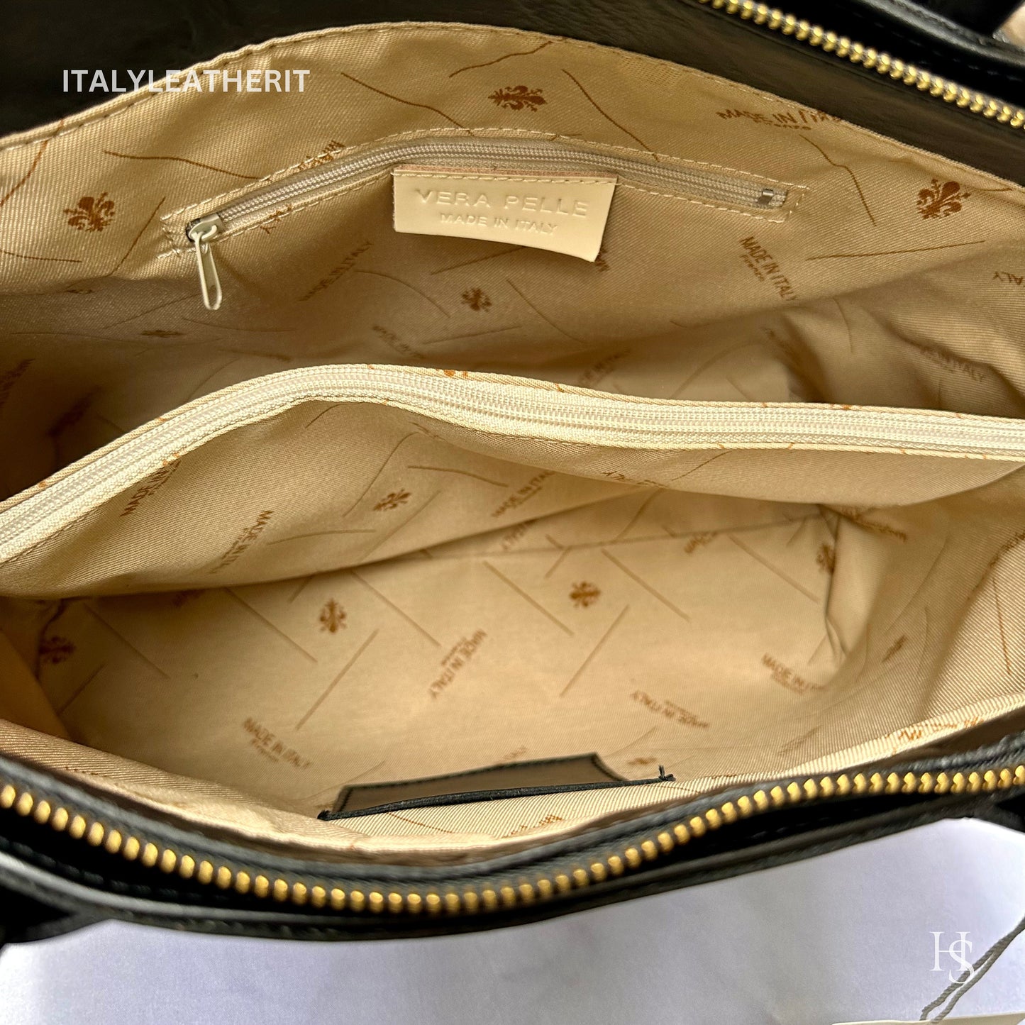 Italian Handmade Leather Bags For Woman l l Elegant Leather Tote From Florence, large leather bag, Black bag
