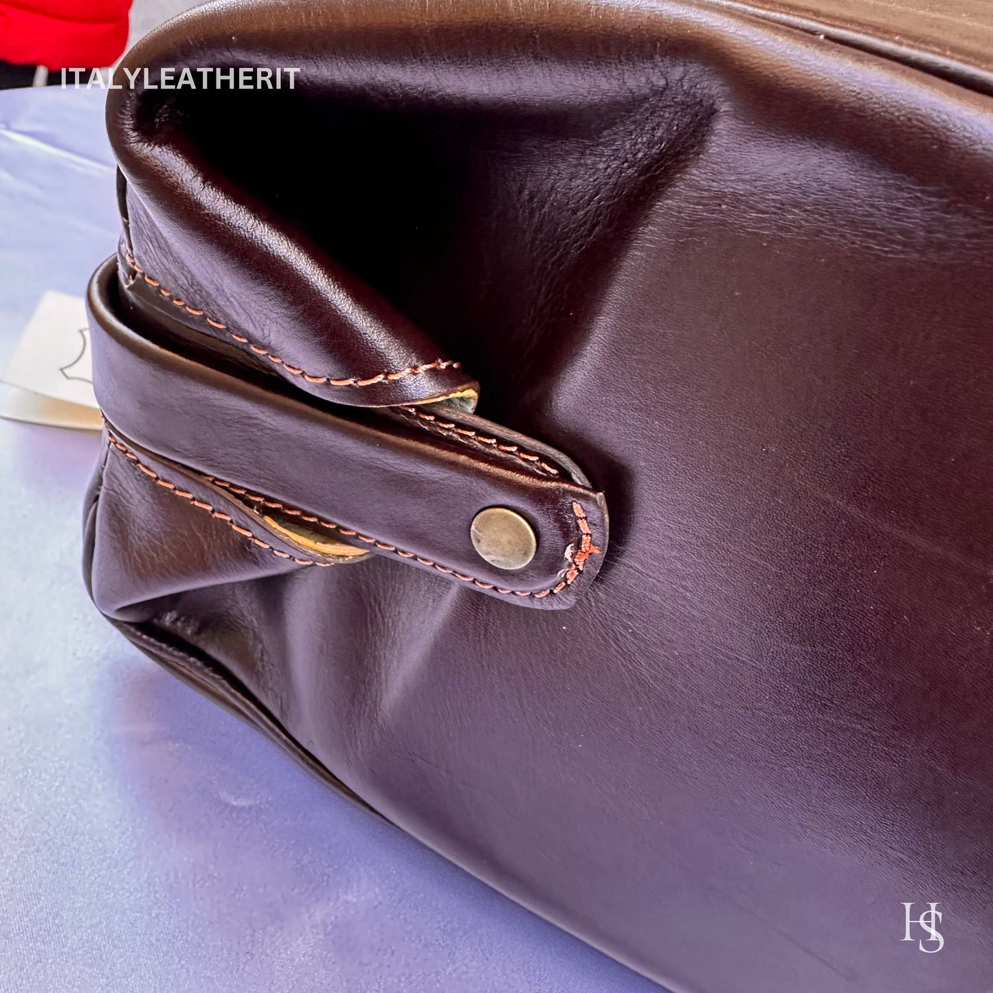 Italian Handmade Leather Doctor Bags | Medical Bag Purses | Full Grain Leather | Made In Florence, Italy