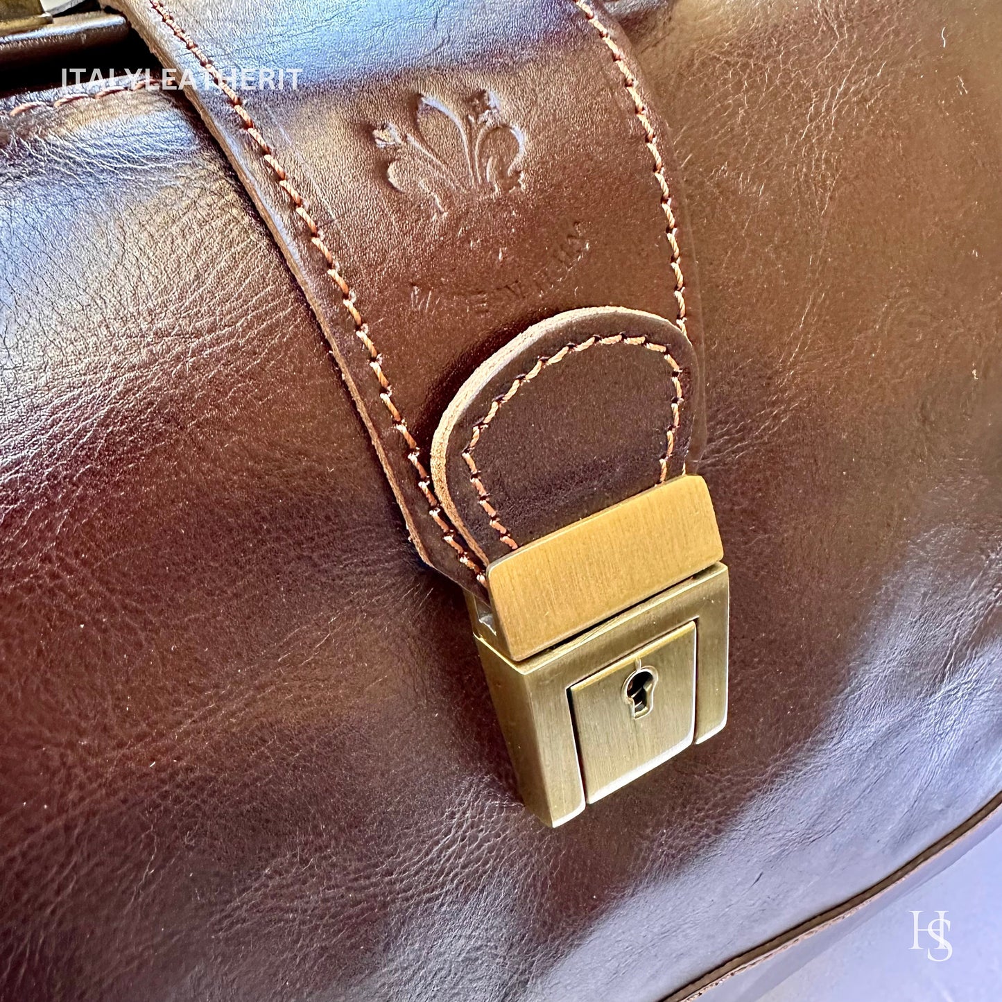 Italian Handmade Leather Doctor Bags | Medical Bag Purses | Full Grain Leather | Made In Florence, Italy