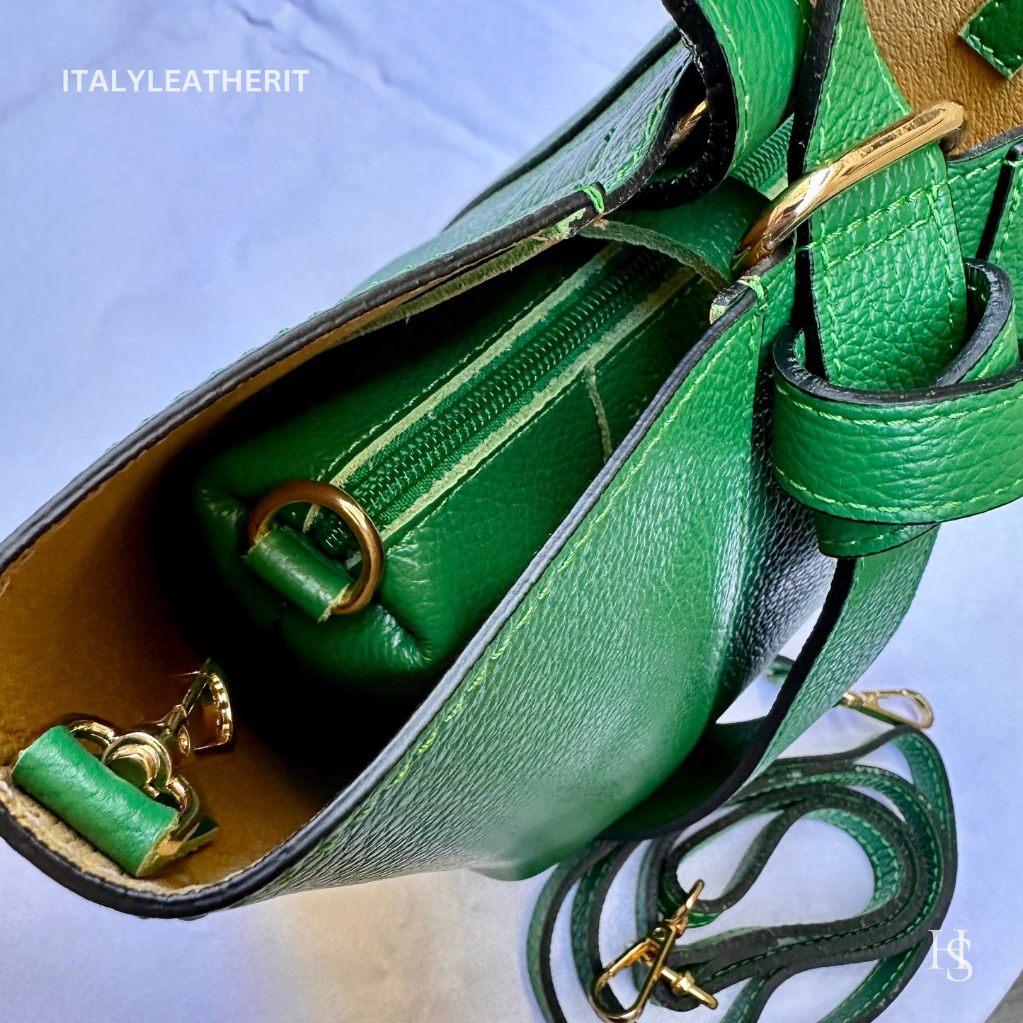Italian Handmade Leather Bags For Woman l Elegant Leather Tote From Florence, Bucket bag