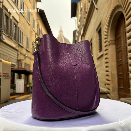 Italian Handmade Leather Bags For Woman l l Elegant Leather Tote From Florence || Made in Italy