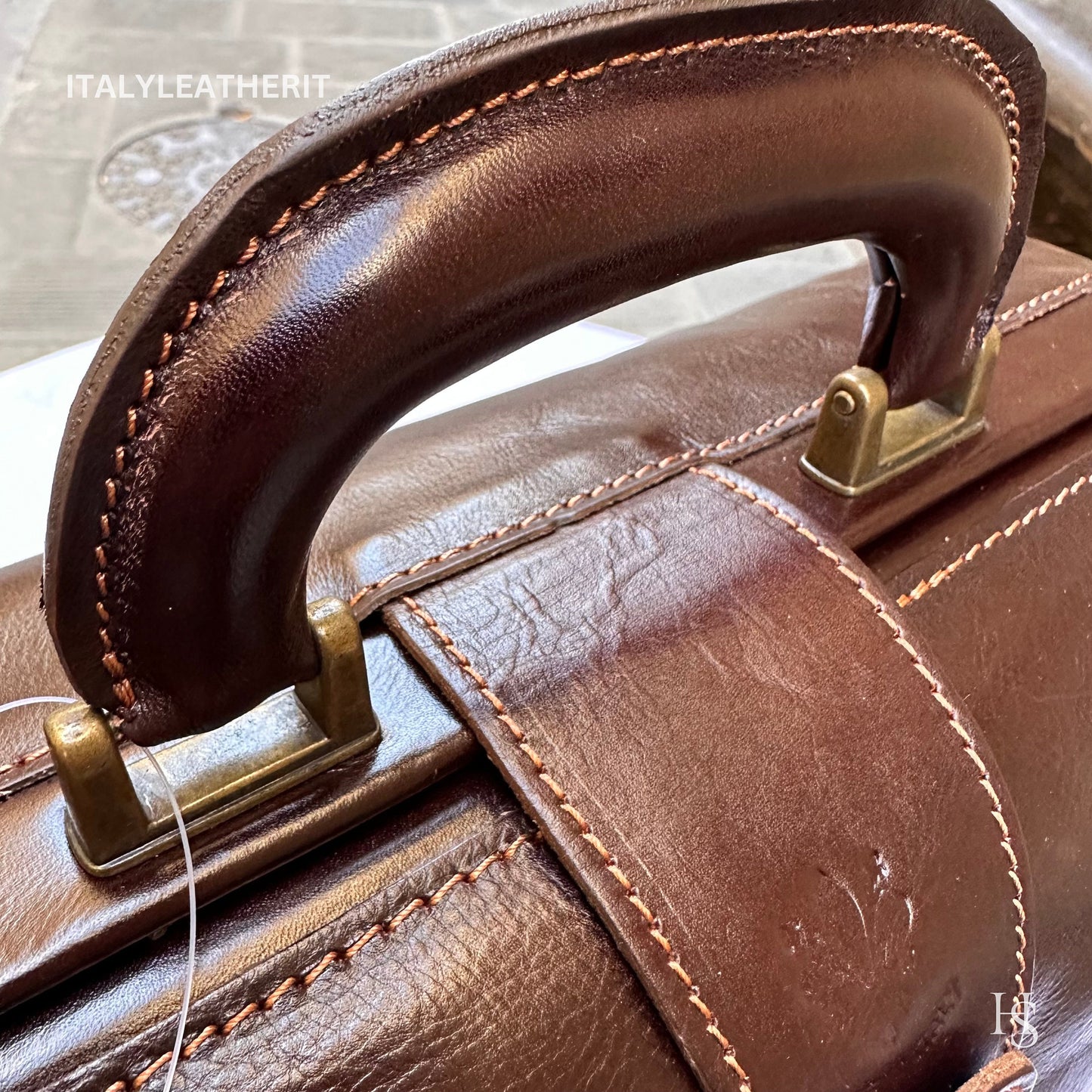 Italian Handmade Leather Doctor Bags | Medical Bag Purses | Full Grain Leather | Made In Florence, Italy