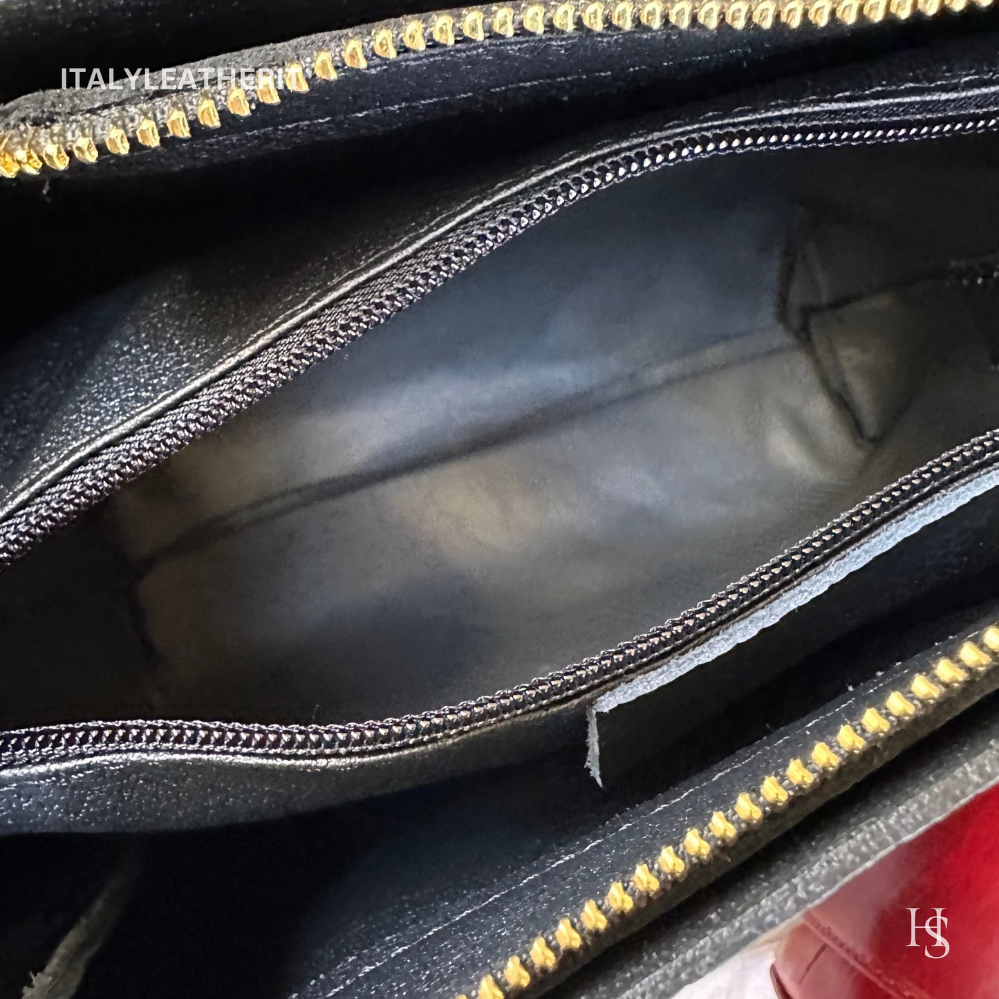 Italian Handmade Leather Bags For Women l l Elegant Leather Tote From Florence, Italy, Black Leather Bag