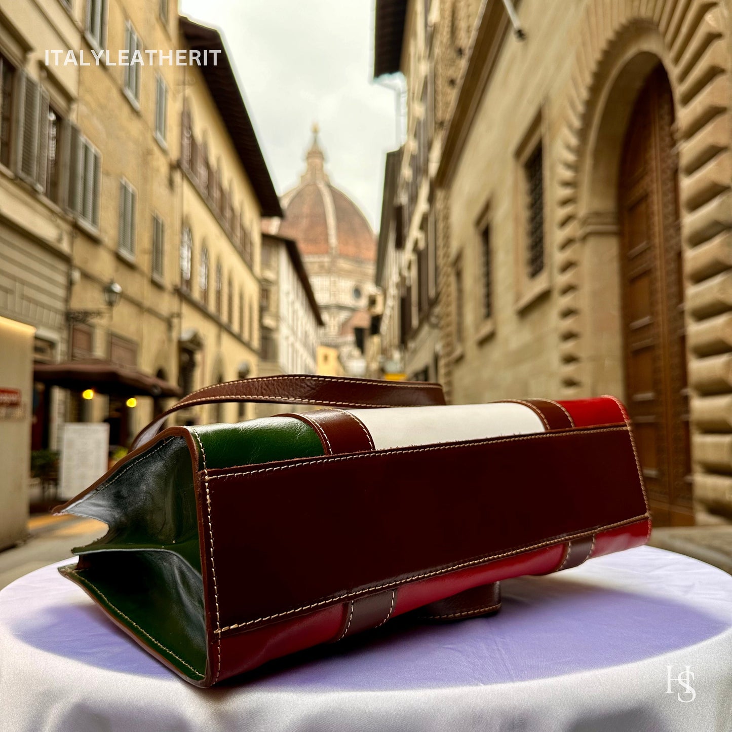 Italian Handmade Leather Bags For Women l l Elegant Leather Tote From Florence, handbag , Multicolor tote