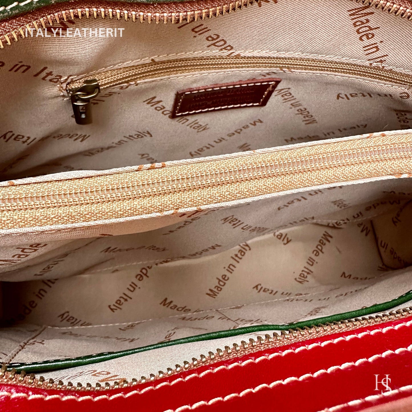 Italian Handmade Leather Bags For Women l l Elegant Leather Tote From Florence, handbag , Multicolor tote
