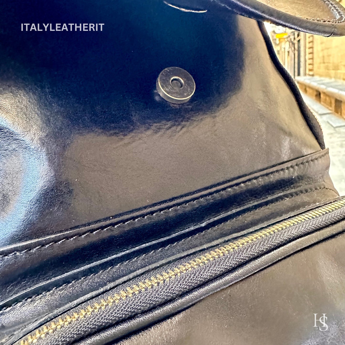 Italian Handmade Unisex Tuscan Leather Backpack from Florence, Italy – Stylish, Authentic, and Durable