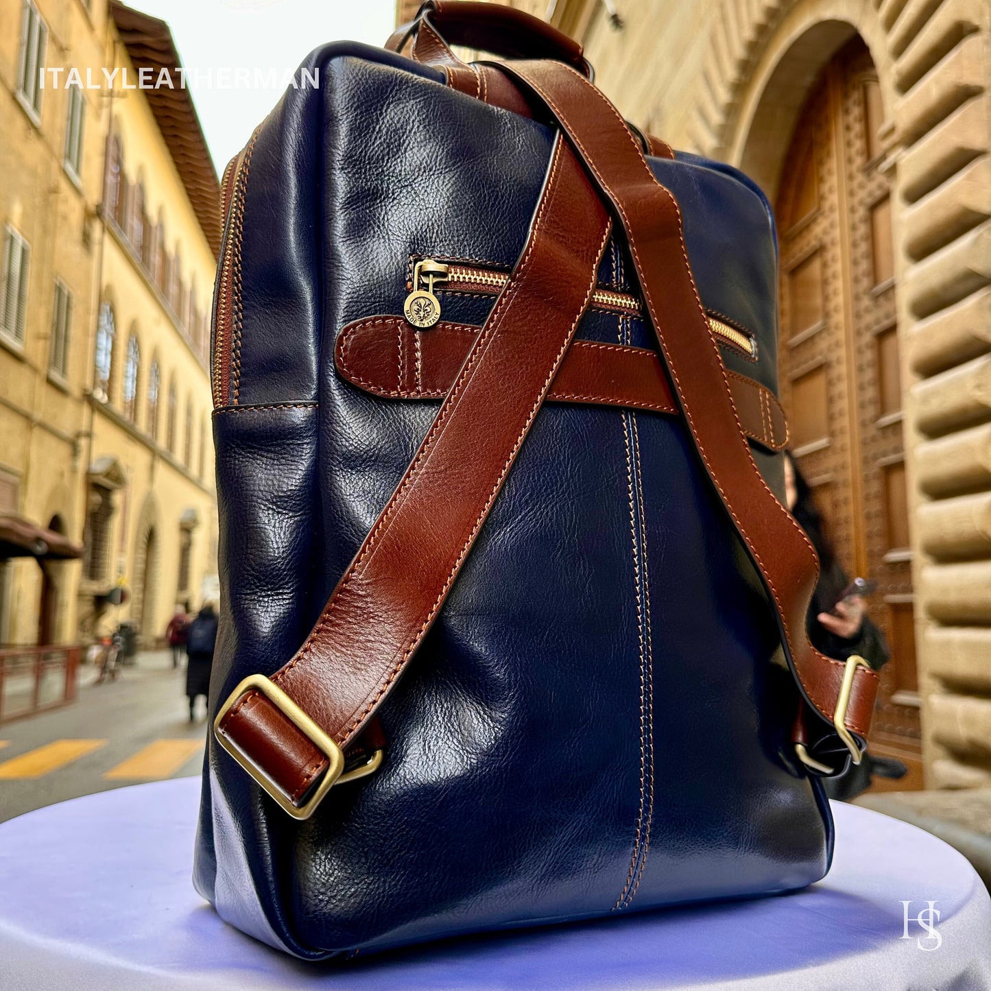 Italian Handmade Leather Backpacks for Men | Elevate Your Style with Exquisite Craftsmanship Made in Italy from Florence