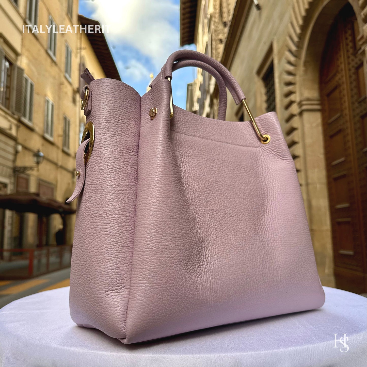 Italian Handmade Leather Bags For Woman l l Elegant Leather Tote From Florence, Italy