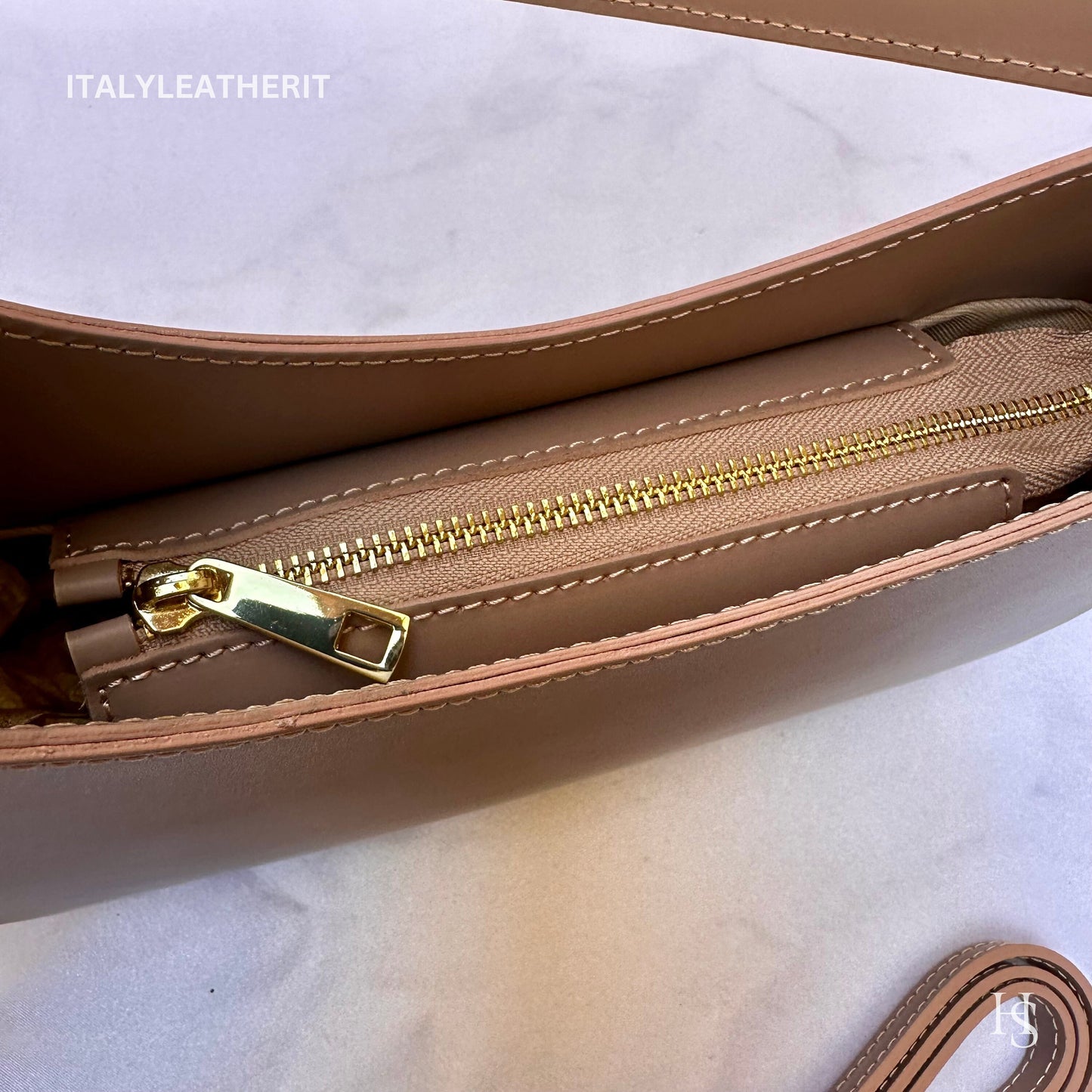 Italian Handmade Leather Bags For Women | Elegant Leather Tote From Florence | Made in Italy, Premium Shoulder Bag