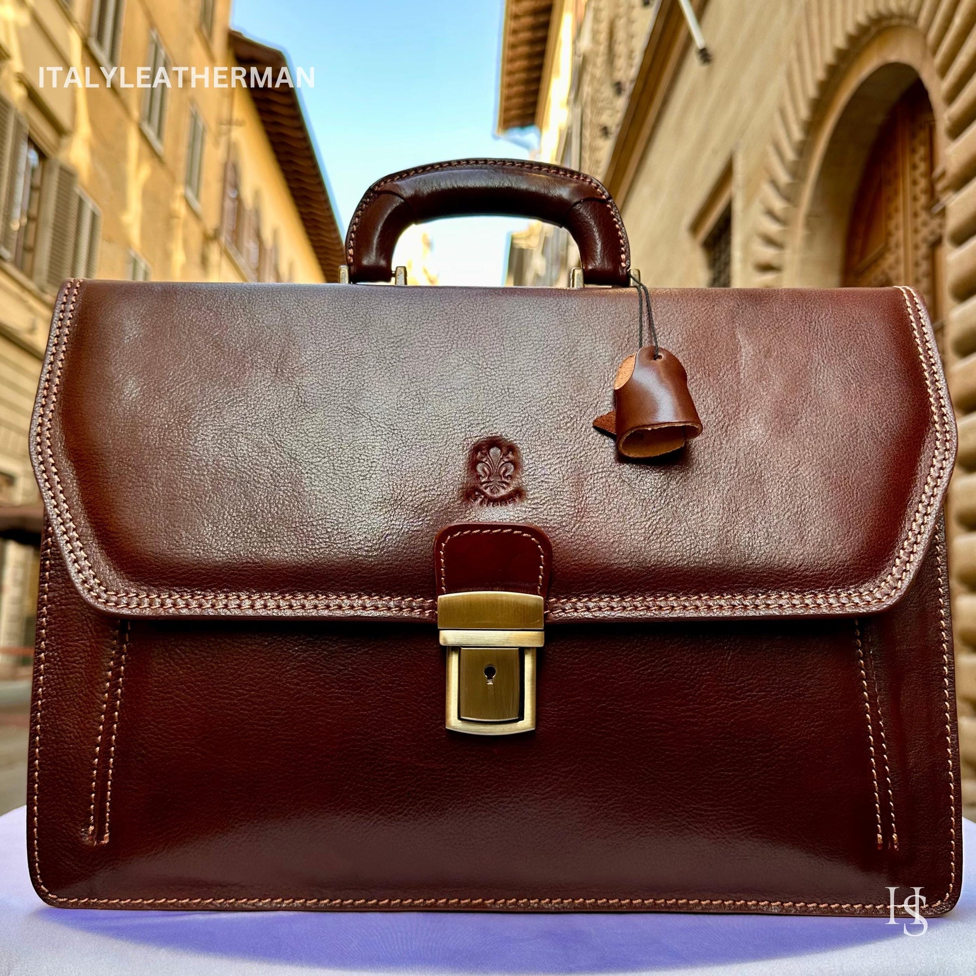 Italian Handmade Leather Briefcase Bags for Men, Inspired Men's Messenger Bag, Perfect gift for him, Made in Italy