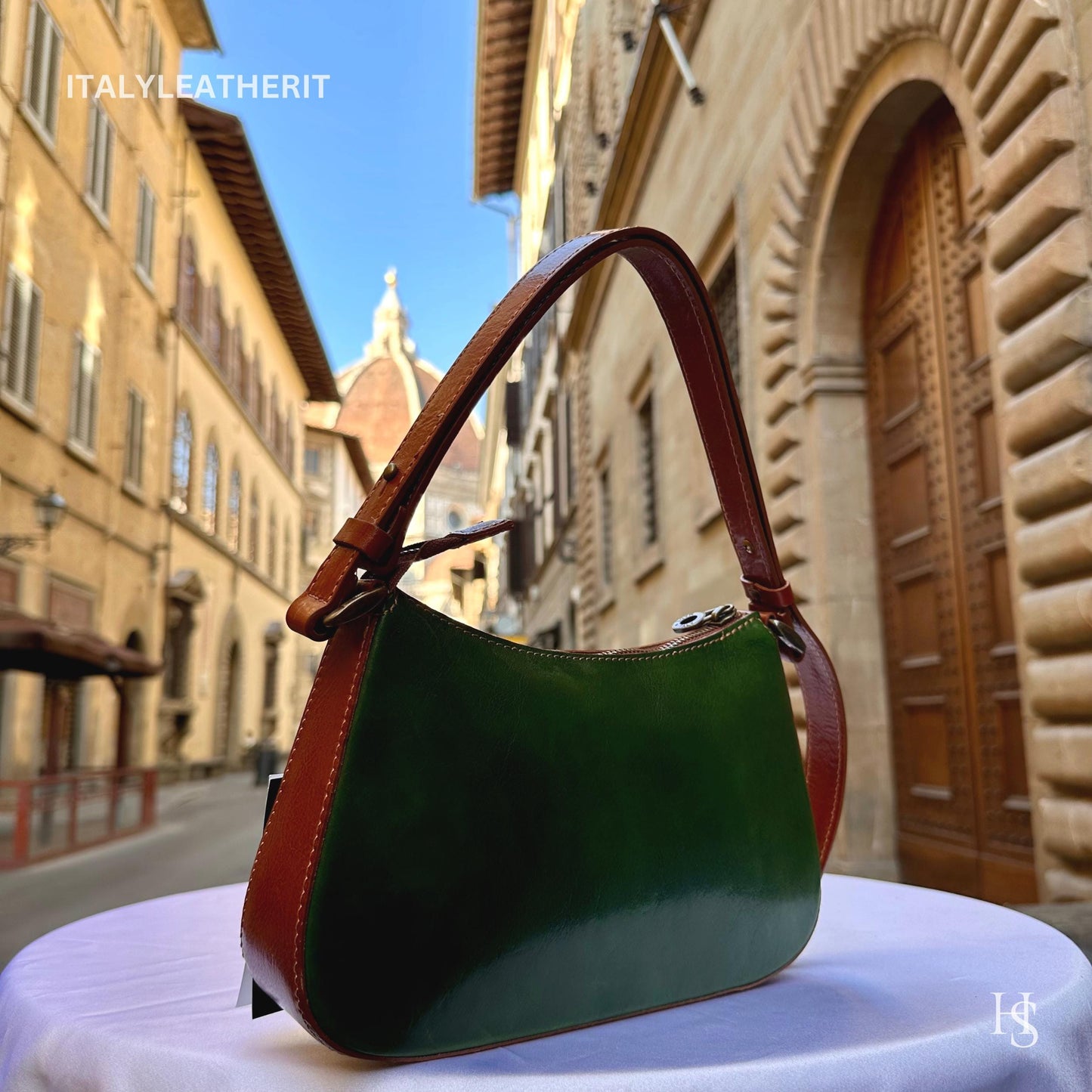 Italian Handmade Leather Bags For Women l Elegant Small Leather Tote From Florence, Mini Shoulder Bag, Gift for her