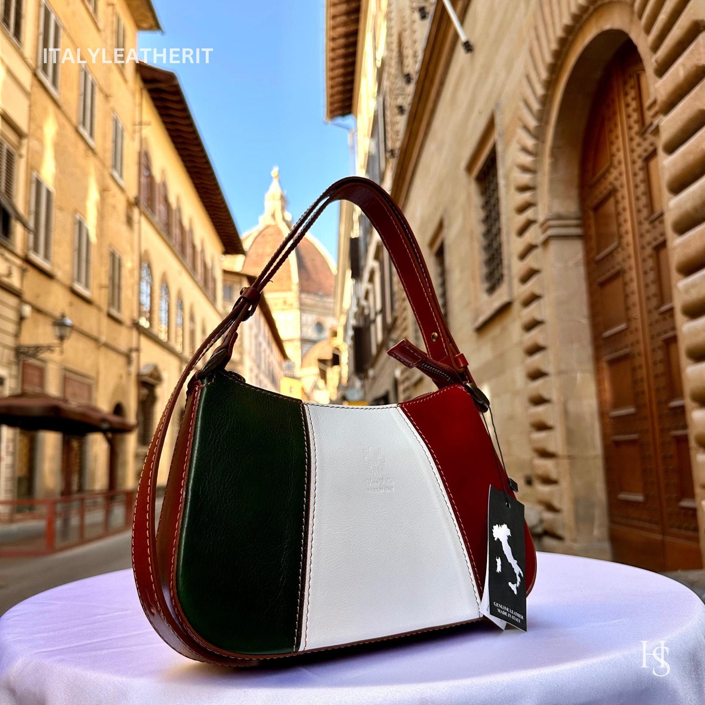 Italian Handmade Leather Bags For Women l Elegant Small Leather Tote From Florence, Mini Shoulder Bag, Gift for her
