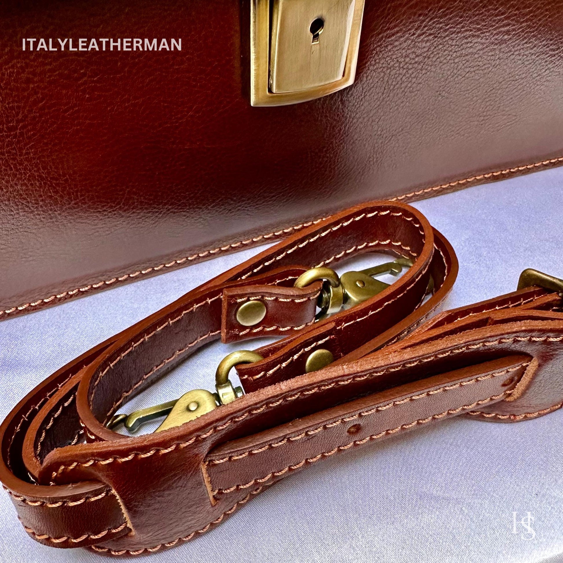 Italian Handmade Leather Briefcase Bags for Men, Inspired Men's Messenger Bag, Perfect gift for him, Made in Italy