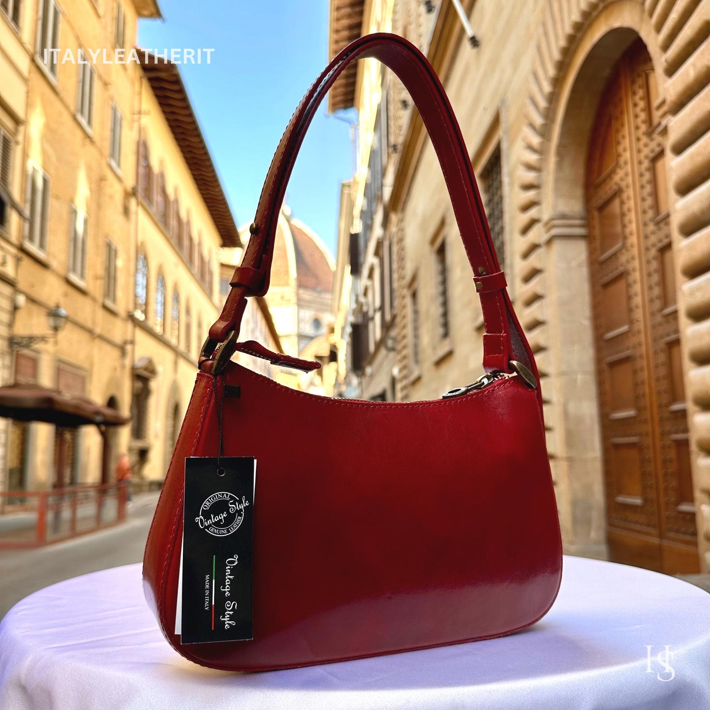 Italian Handmade Leather Bags For Women l Elegant Small Leather Tote From Florence, Mini Shoulder Bag, Gift for her
