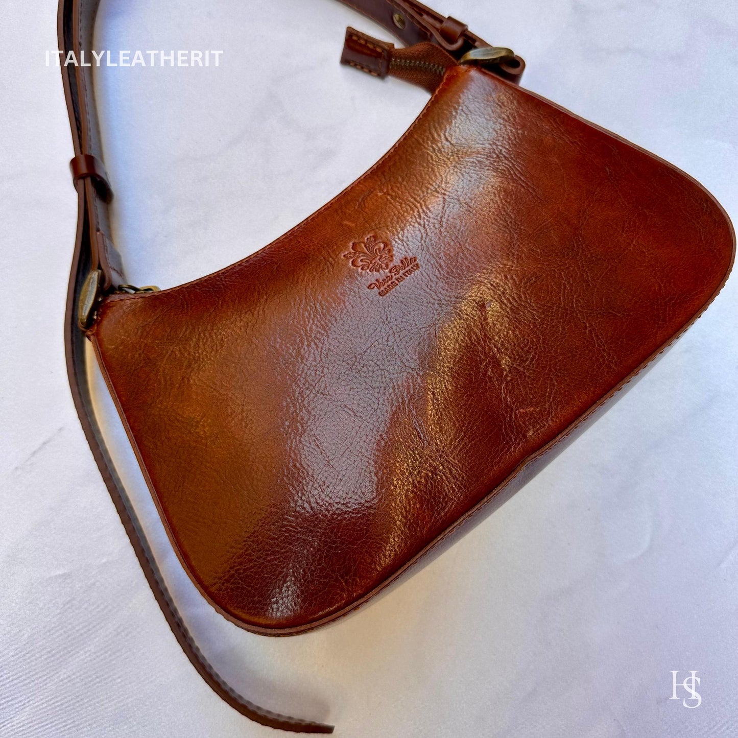 Italian Handmade Leather Bags For Women l Elegant Small Leather Tote From Florence, Mini Shoulder Bag, Gift for her