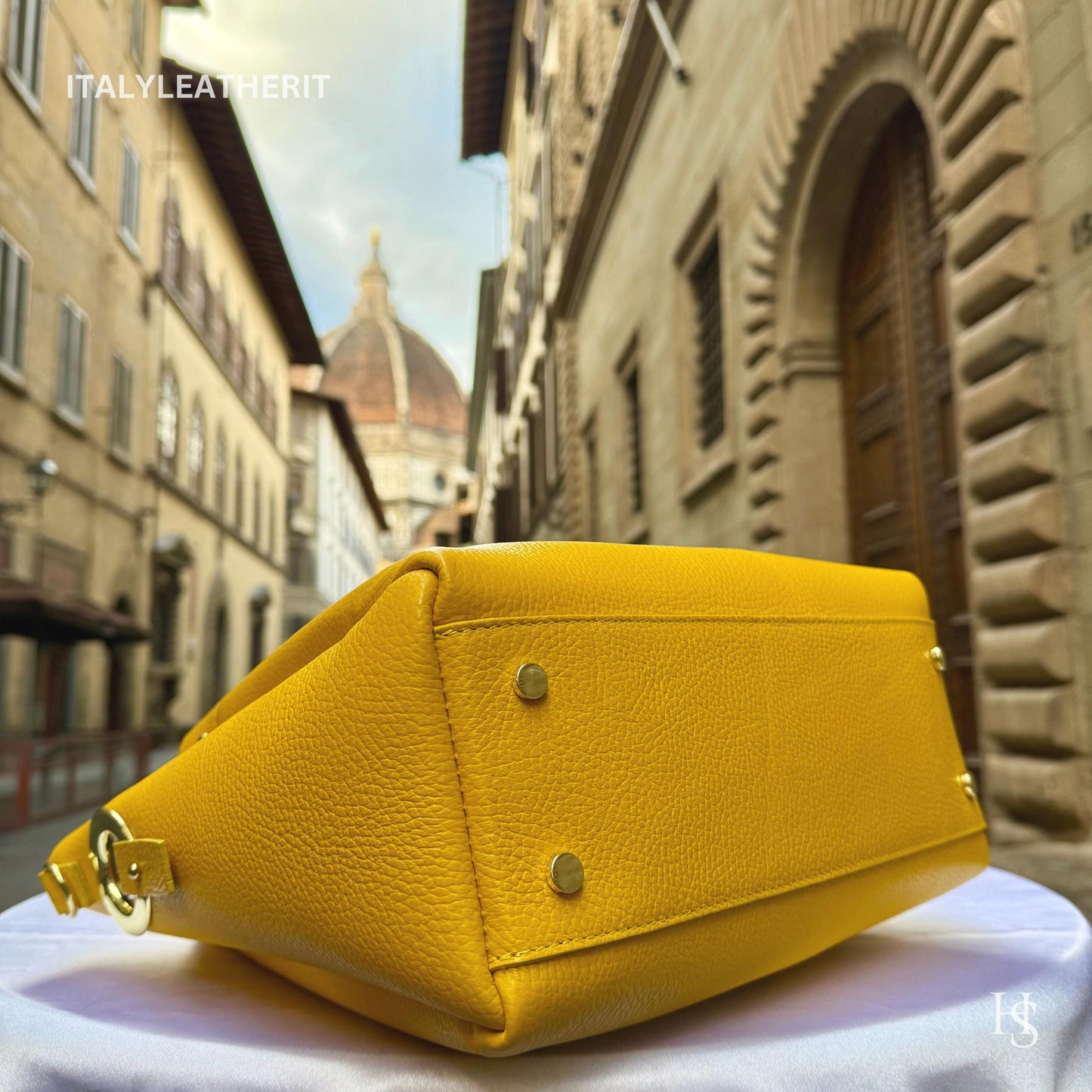 Italian Handmade Leather Bags For Women | Elegant Brown Leather Tote From Florence, Italy | Premium Craftsmanship