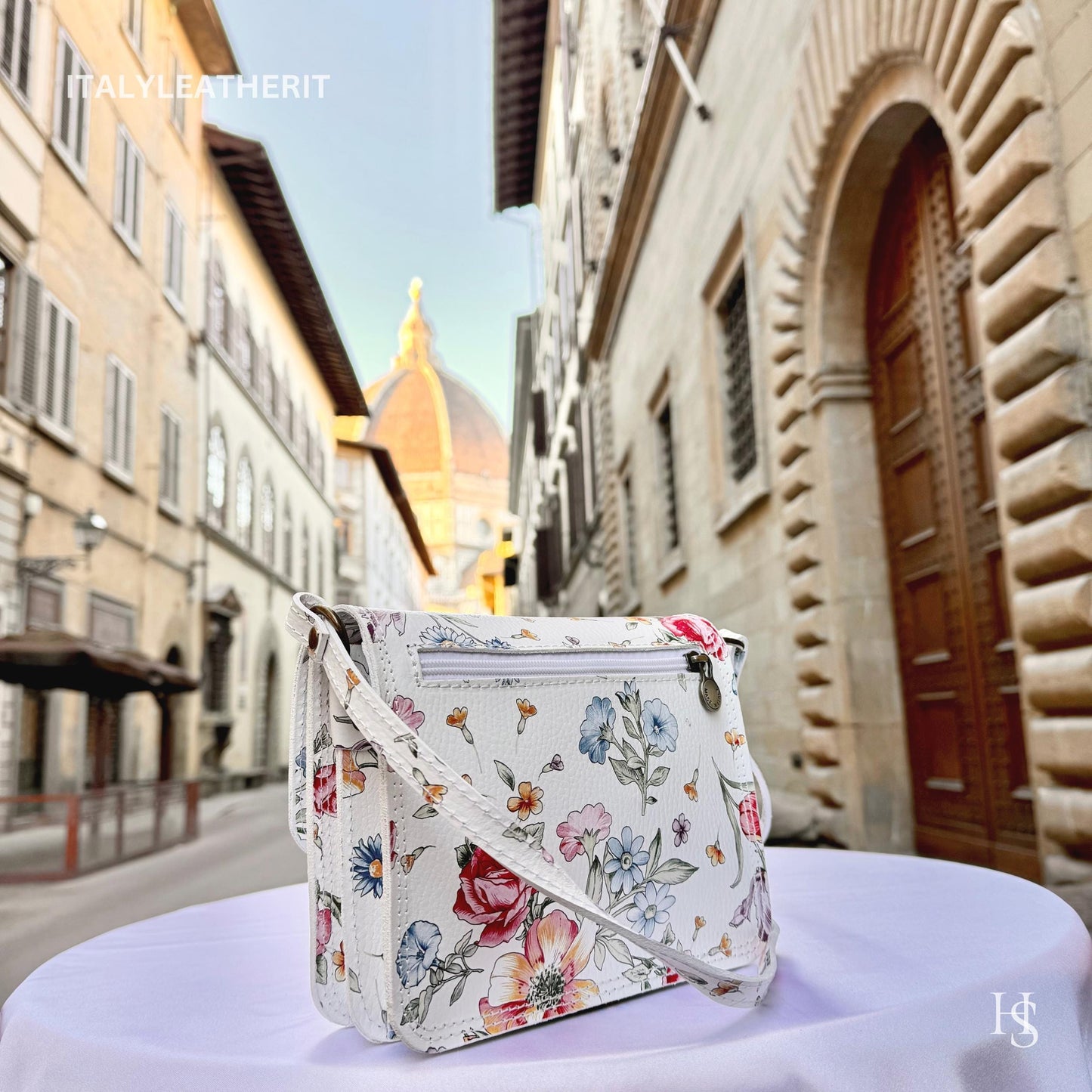 Italian Handmade Leather Bags For Women | Elegant Mini Leather Tote From Florence | Small Crossbody Bag, Mini Bag
