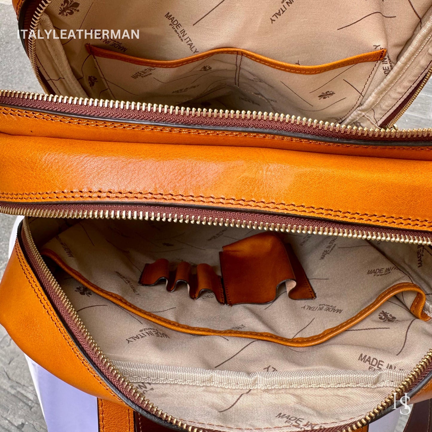 Italian Handmade Leather Backpacks for Men | Elevate Your Style with Exquisite Craftsmanship Made in Italy from Florence