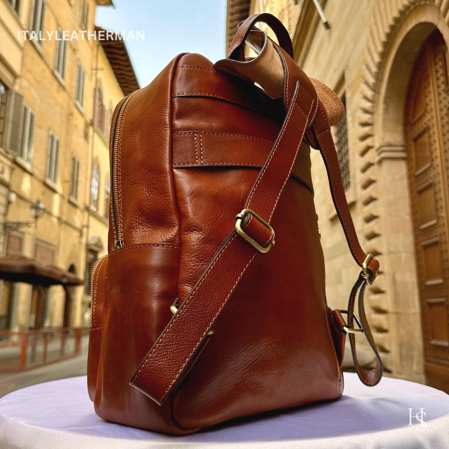 Italian Handmade Leather Backpacks for Men | Elevate Your Style with Exquisite Craftsmanship Made in Italy from Florence
