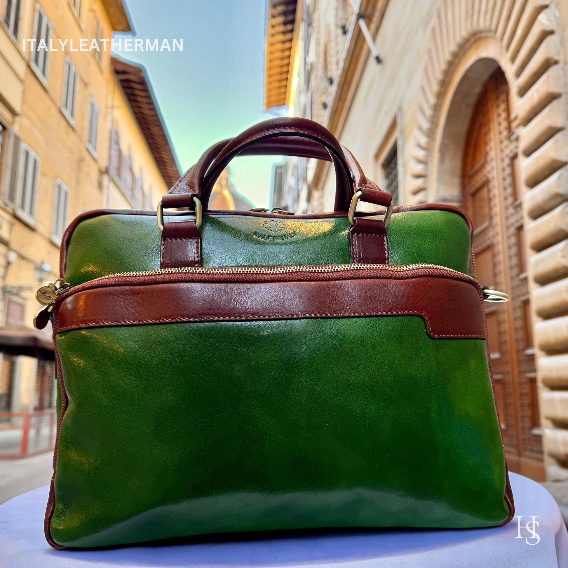 Italian Handmade Leather Briefcase Bags for Men | Elevate Your Style with Exquisite Craftsmanship made in Italy