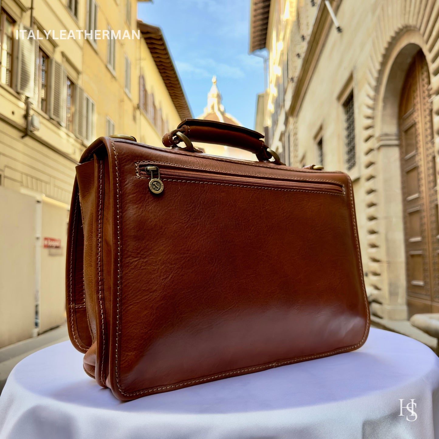 Italian Handmade Leather Briefcase Bags for Men | Elevate Your Style with Exquisite Craftsmanship made in Italy