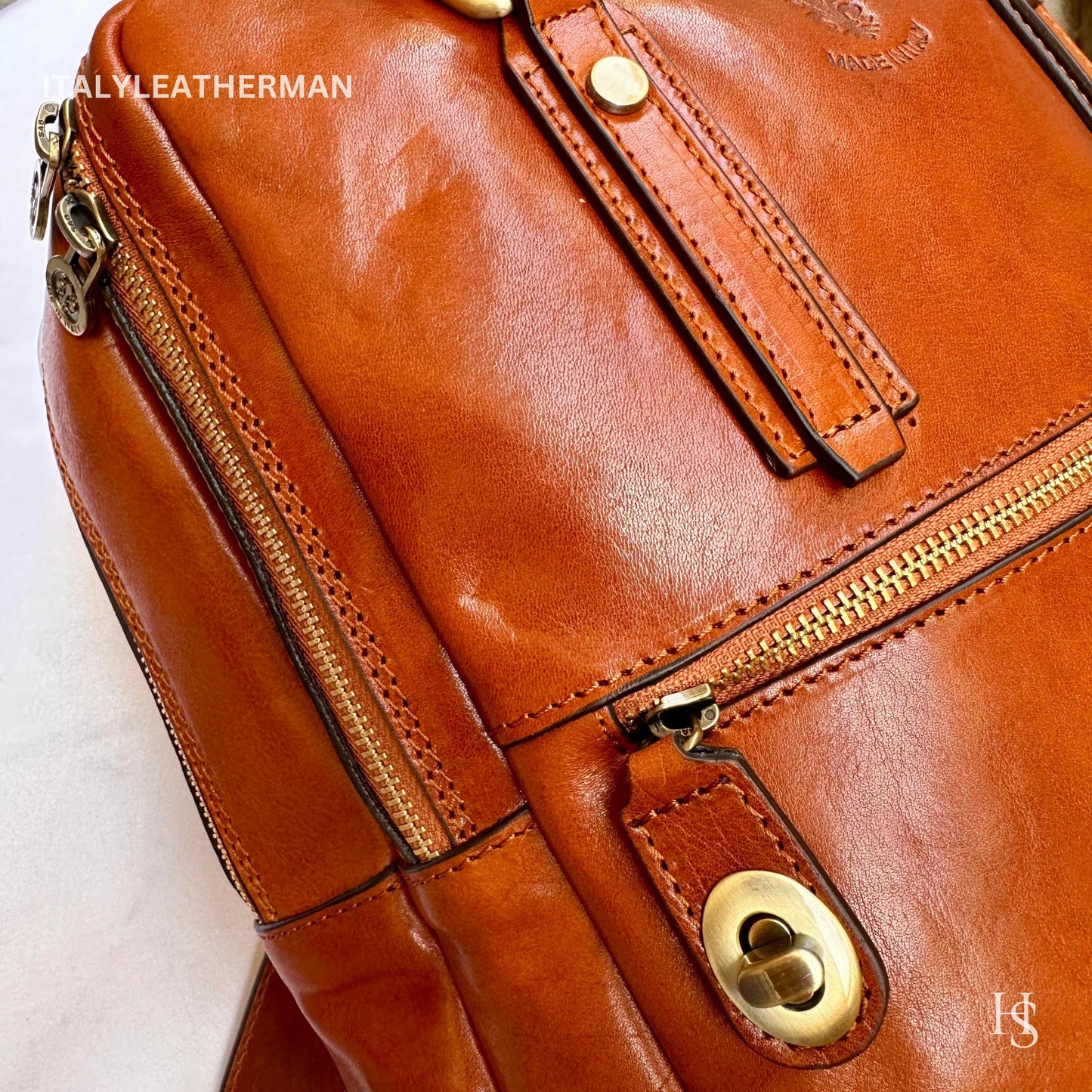 Italian Handmade Leather Backpacks for Men | Elevate Your Style with Exquisite Craftsmanship Made in Italy from Florence