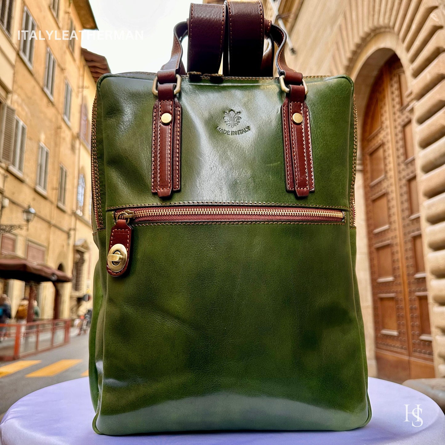 Italian Handmade Leather Backpacks for Men | Elevate Your Style with Exquisite Craftsmanship Made in Italy from Florence