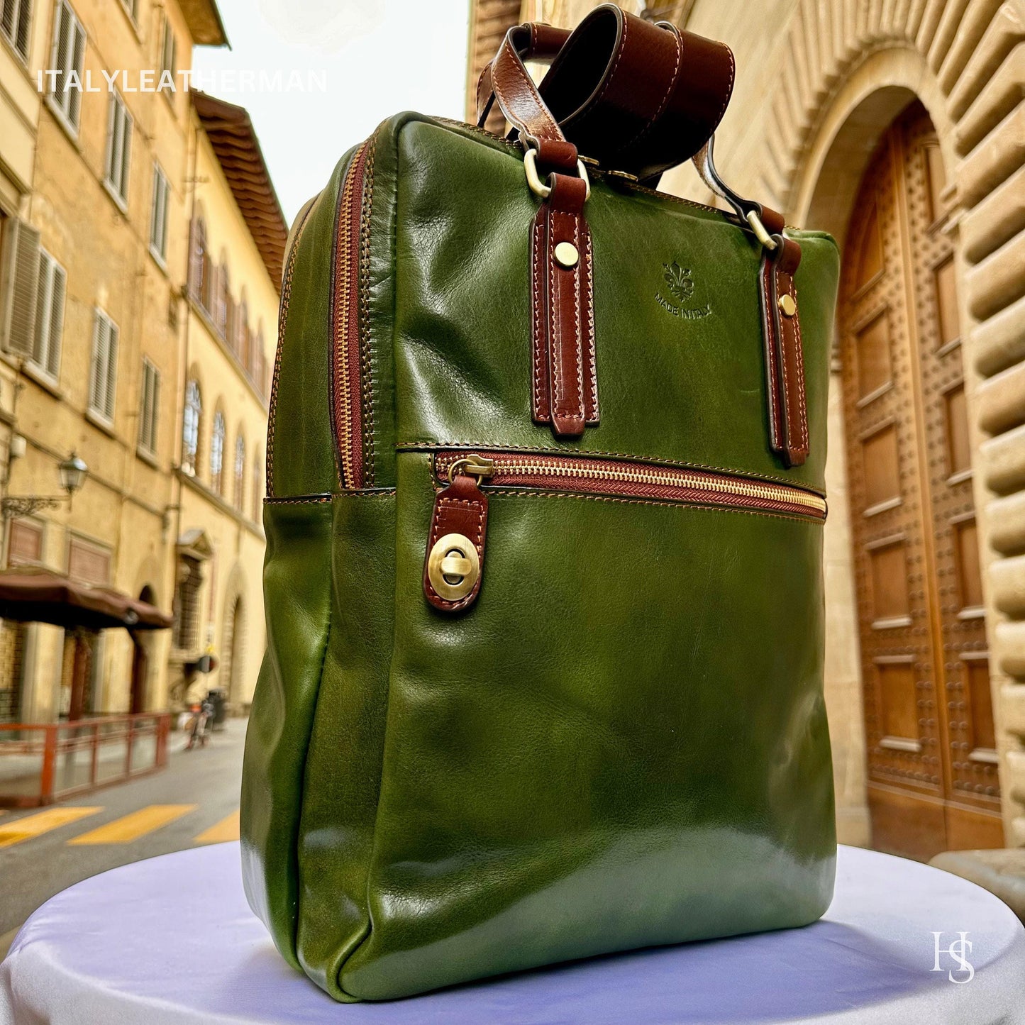 Italian Handmade Leather Backpacks for Men | Elevate Your Style with Exquisite Craftsmanship Made in Italy from Florence