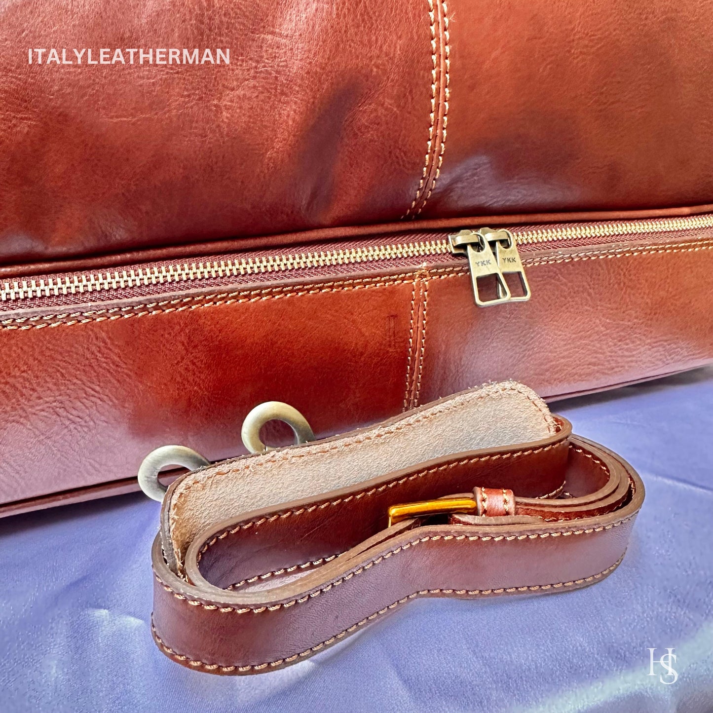 Italian Handmade Leather Travel Shoe Bags for Men | Elevate Your Style with Exquisite Craftsmanship made in Italy