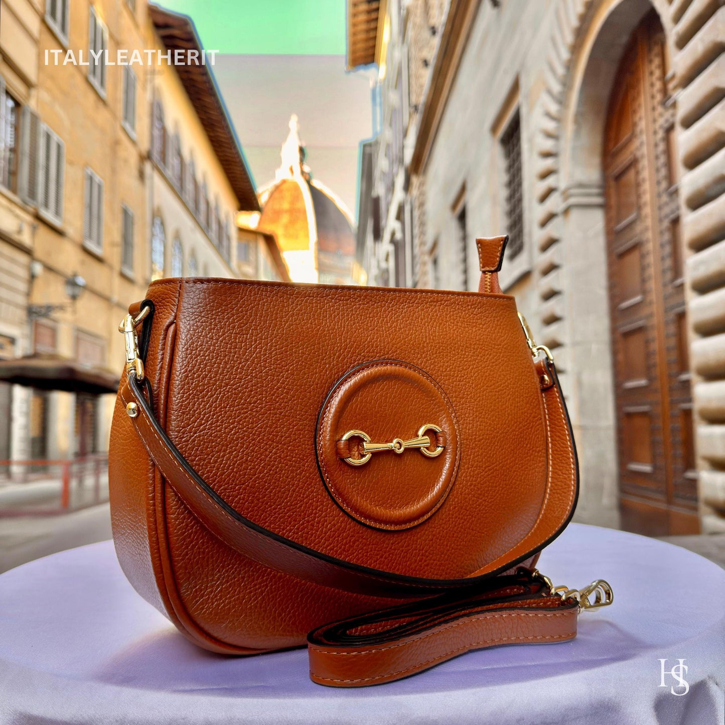 Italian Handmade Leather Bags For Women l l Elegant Leather Tote From Florence, Made in Italy, Brown leather Tote