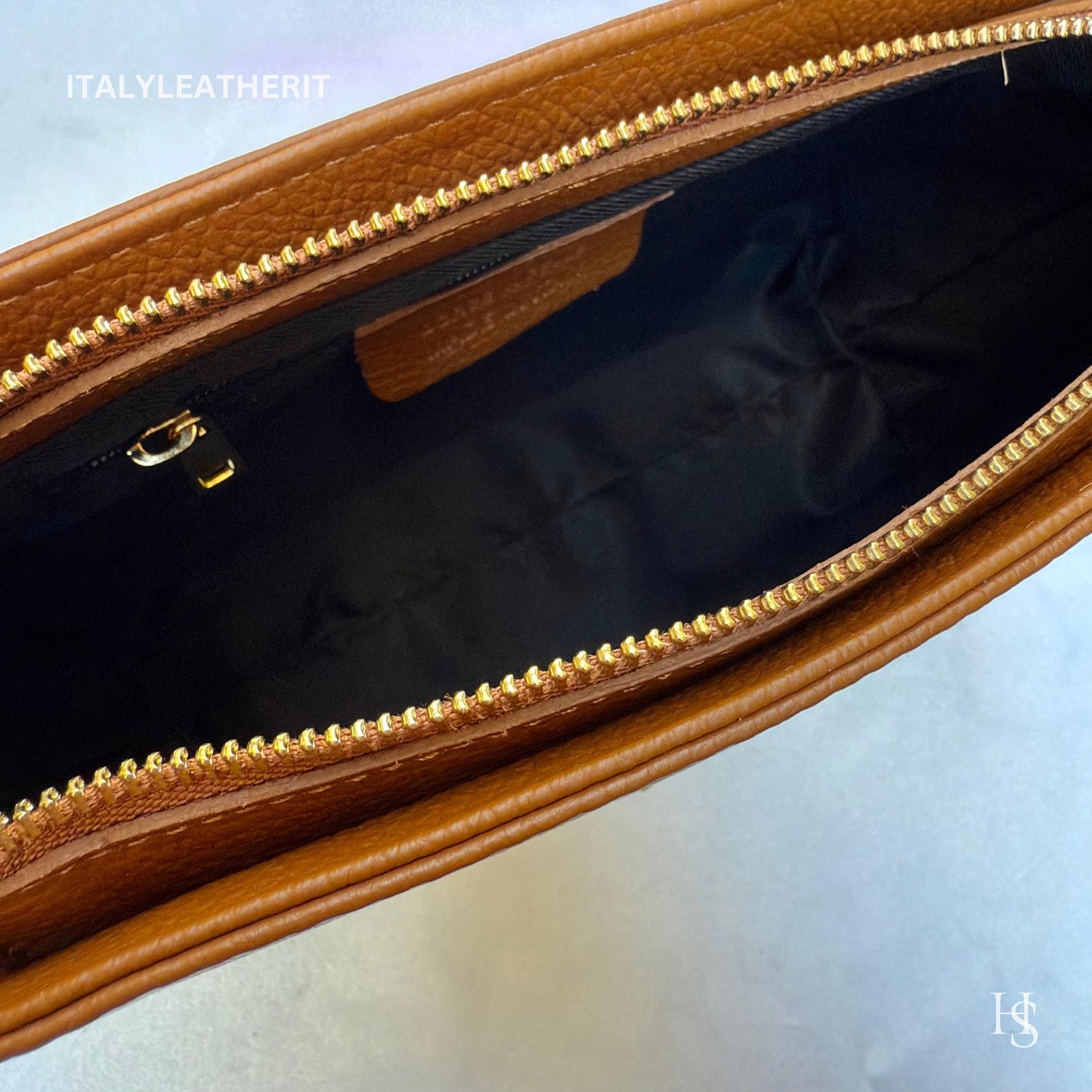 Italian Handmade Leather Bags For Women l l Elegant Leather Tote From Florence, Made in Italy, Brown leather Tote