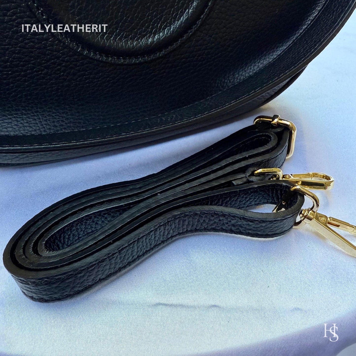 Italian Handmade Leather Bags For Women l l Elegant Leather Tote From Florence, Made in Italy, Black leather Tote