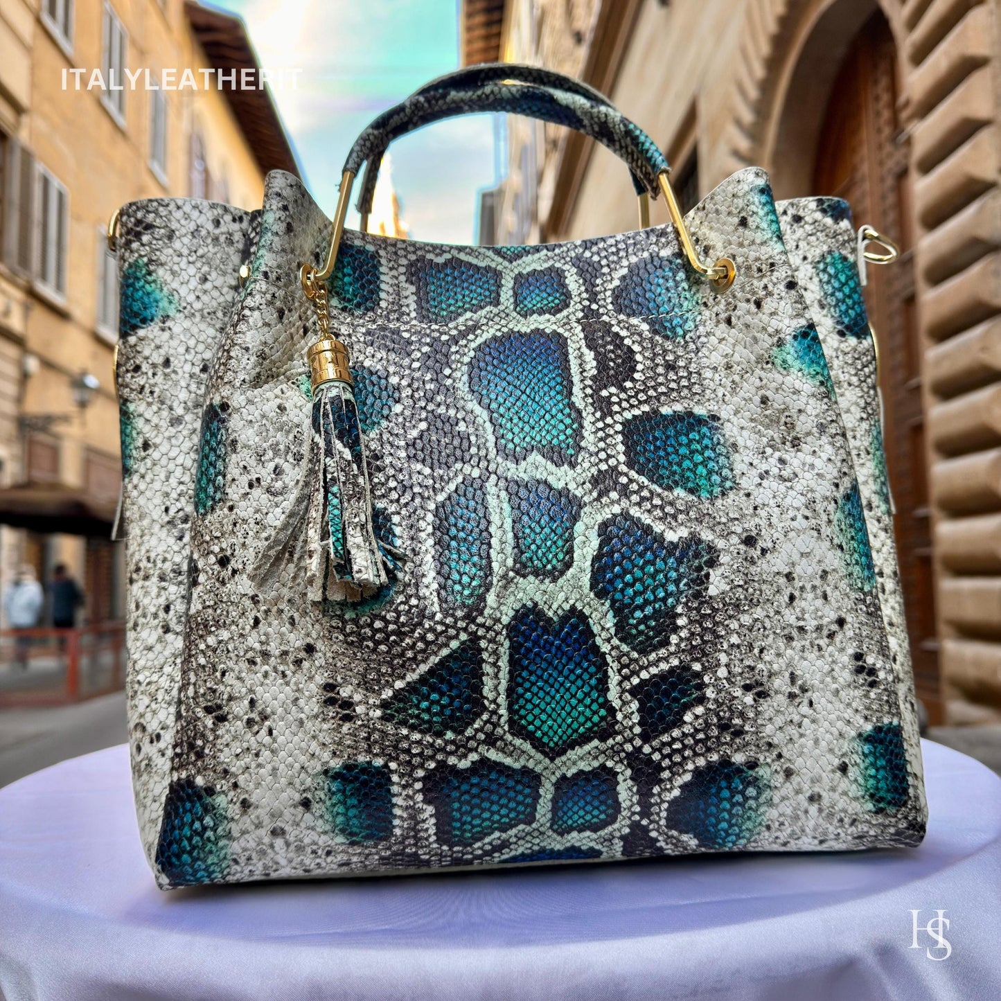 Italian Handmade Leather Bags For Women l l Elegant Leather Tote From Florence, Made in Italy
