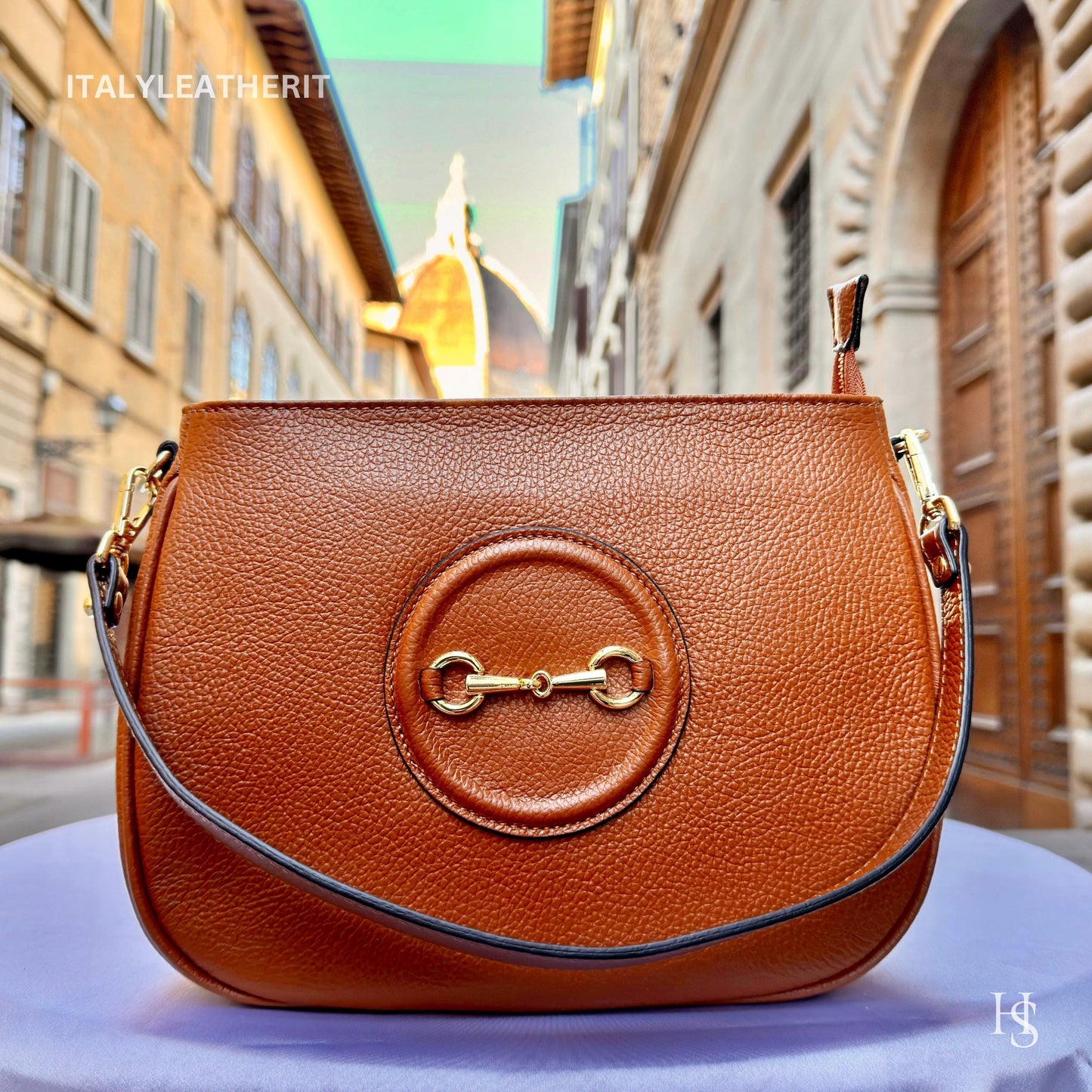 Italian Handmade Leather Bags For Women l l Elegant Leather Tote From Florence, Made in Italy, Brown leather Tote