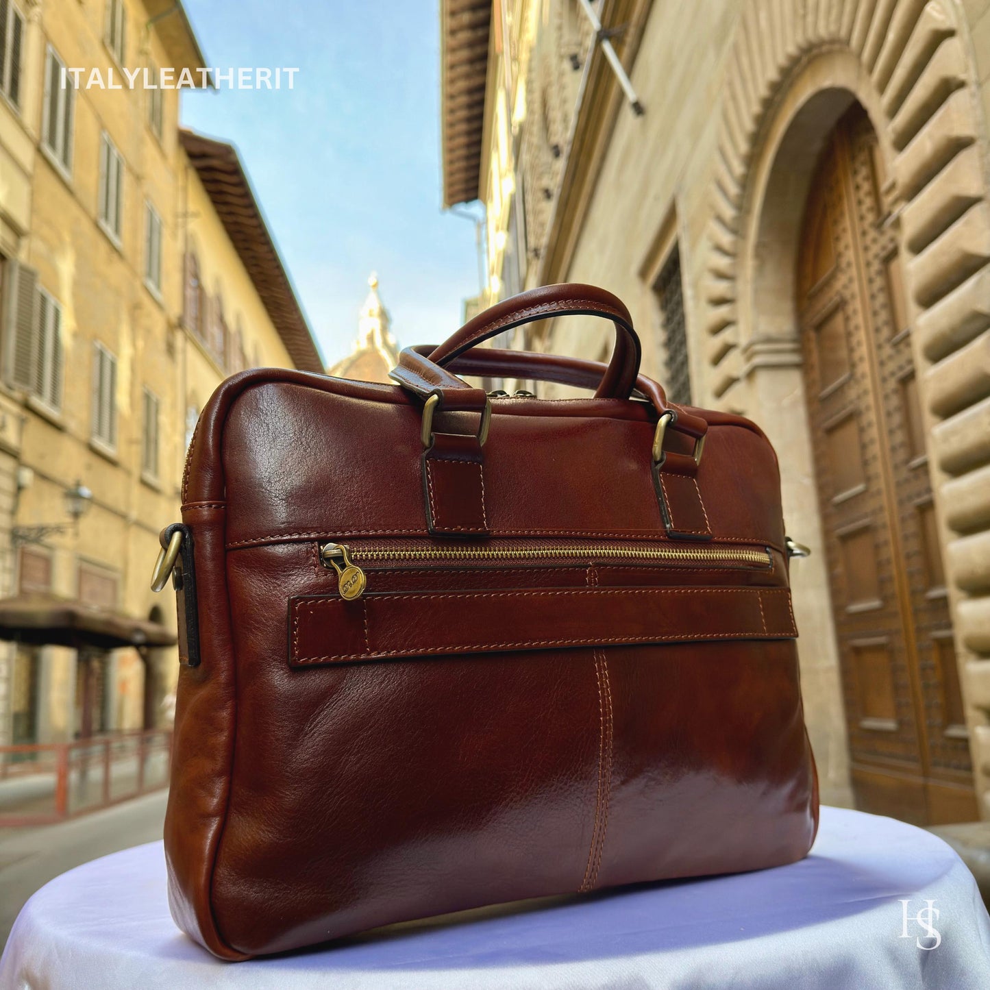 Italian Handmade Leather Briefcase Bags for Men | Elevate Your Style with Exquisite Craftsmanship made in Italy