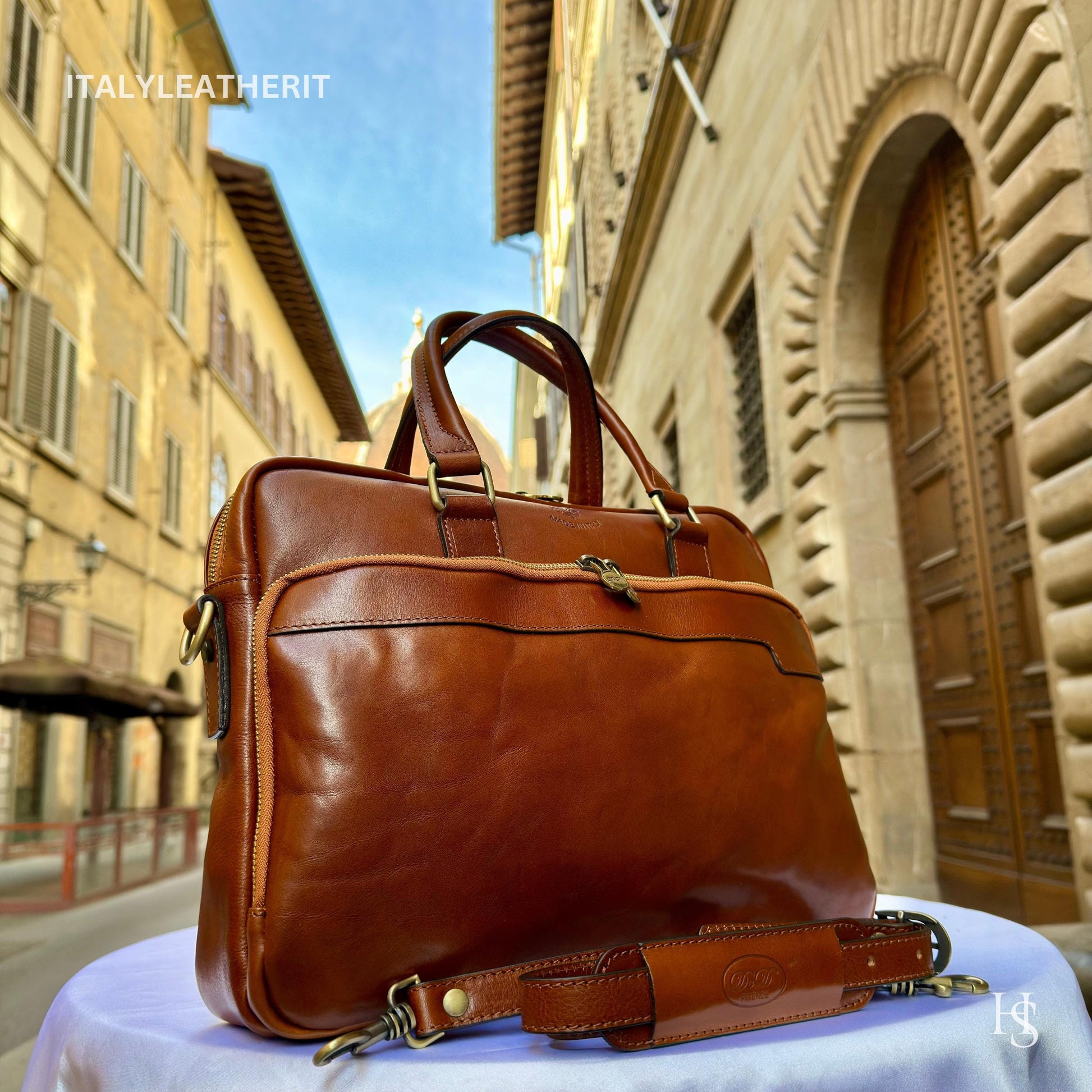 Italian Handmade Leather Briefcase Bags for Men | Elevate Your Style with Exquisite Craftsmanship made in Italy