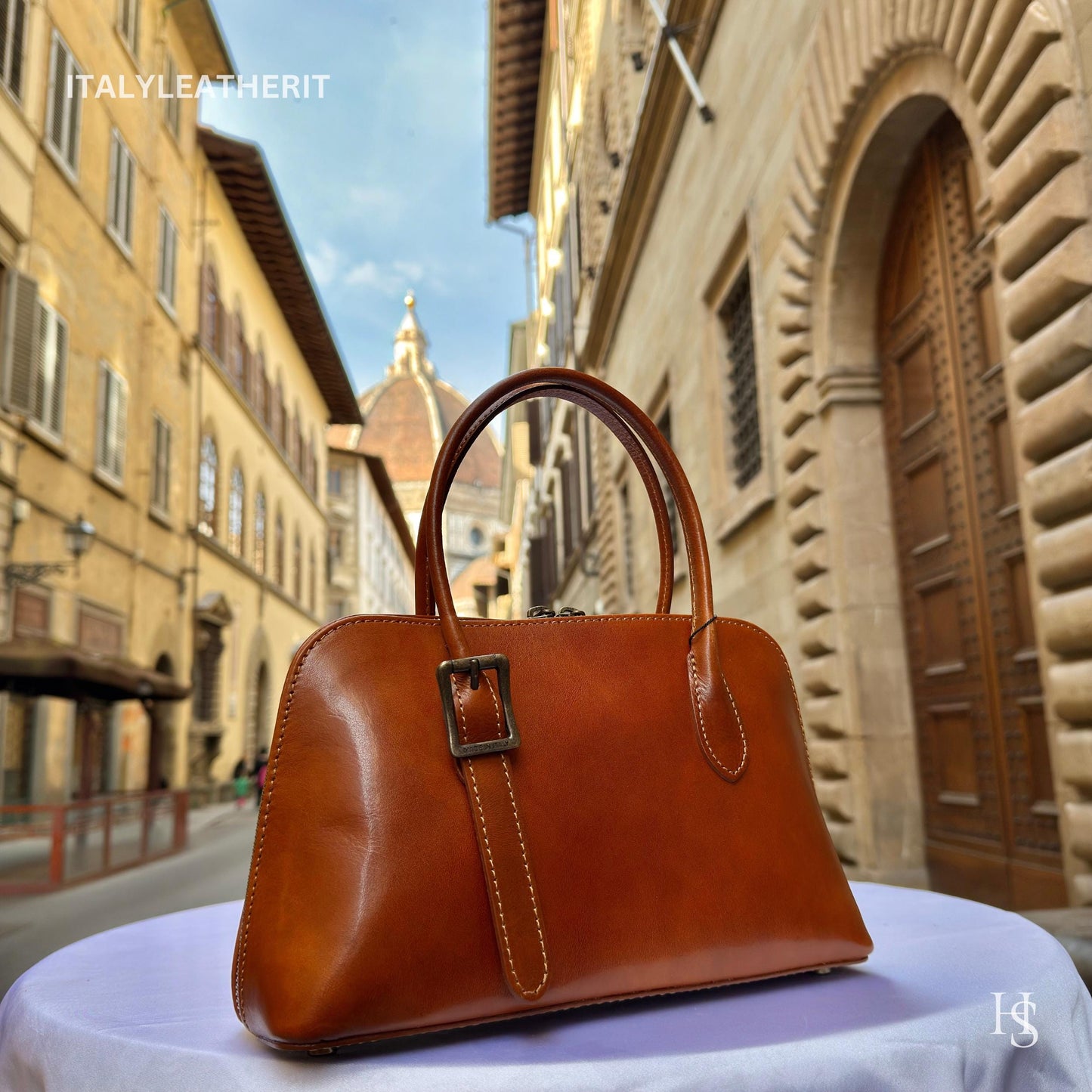 Italian Handmade Leather Bags For Women l l Elegant Leather Tote From Florence, shoulder leather bag